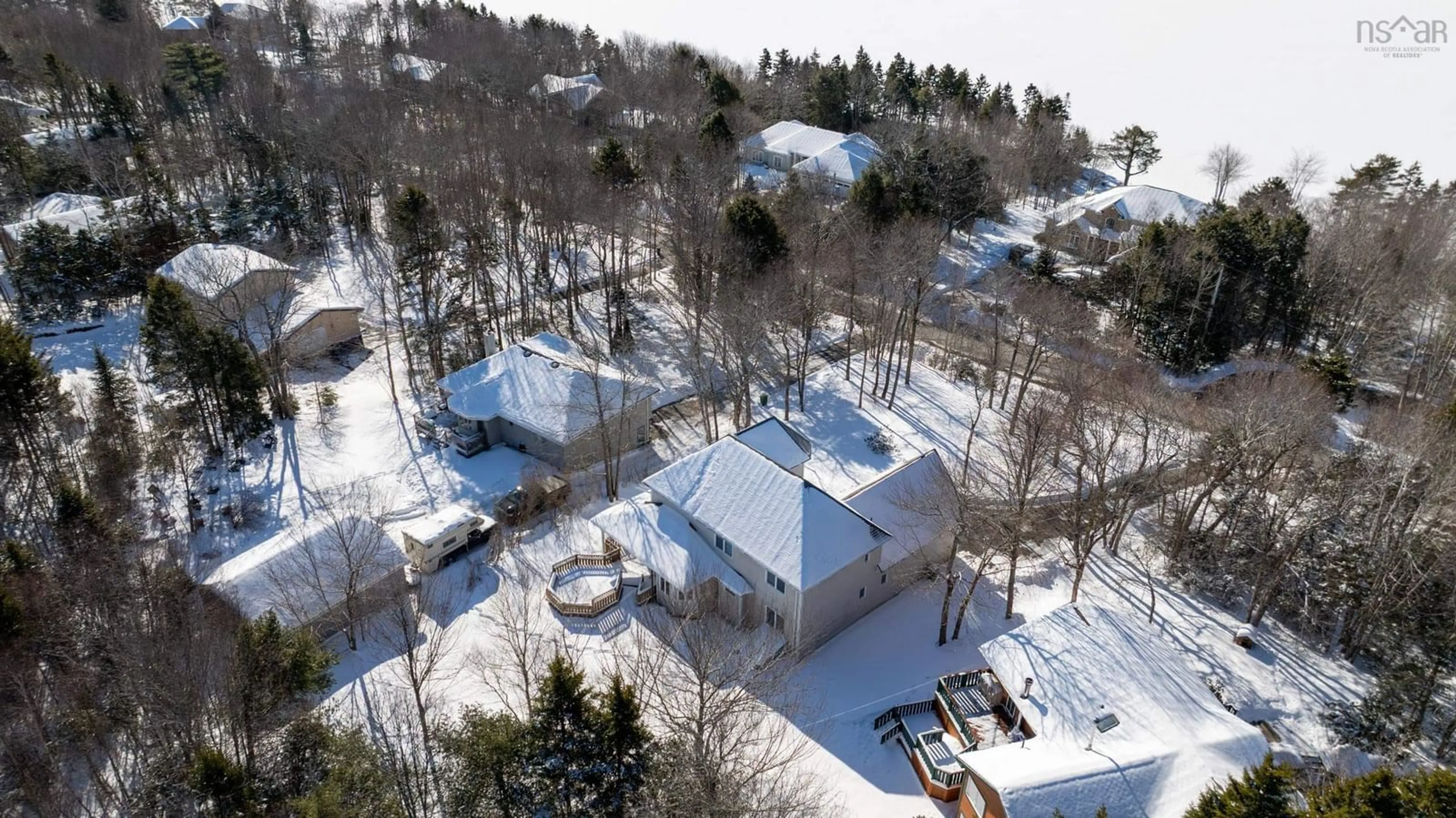 A pic from outside/outdoor area/front of a property/back of a property/a pic from drone, street for 10 Braeloch Crt, Lake Loon Nova Scotia B2W 6C8