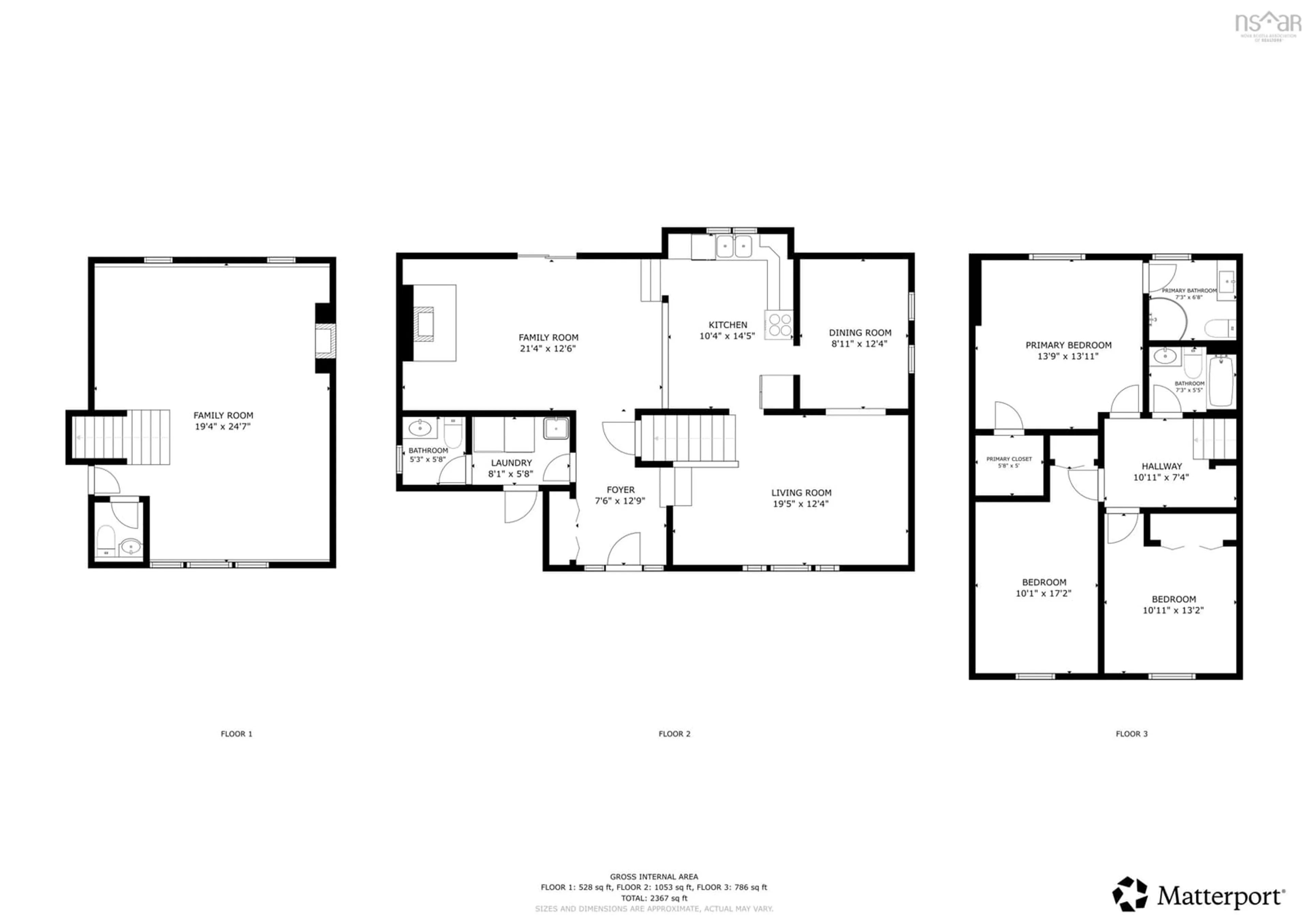 Floor plan for 15 Bellroyal Crt, Cole Harbour Nova Scotia B2V 2B4