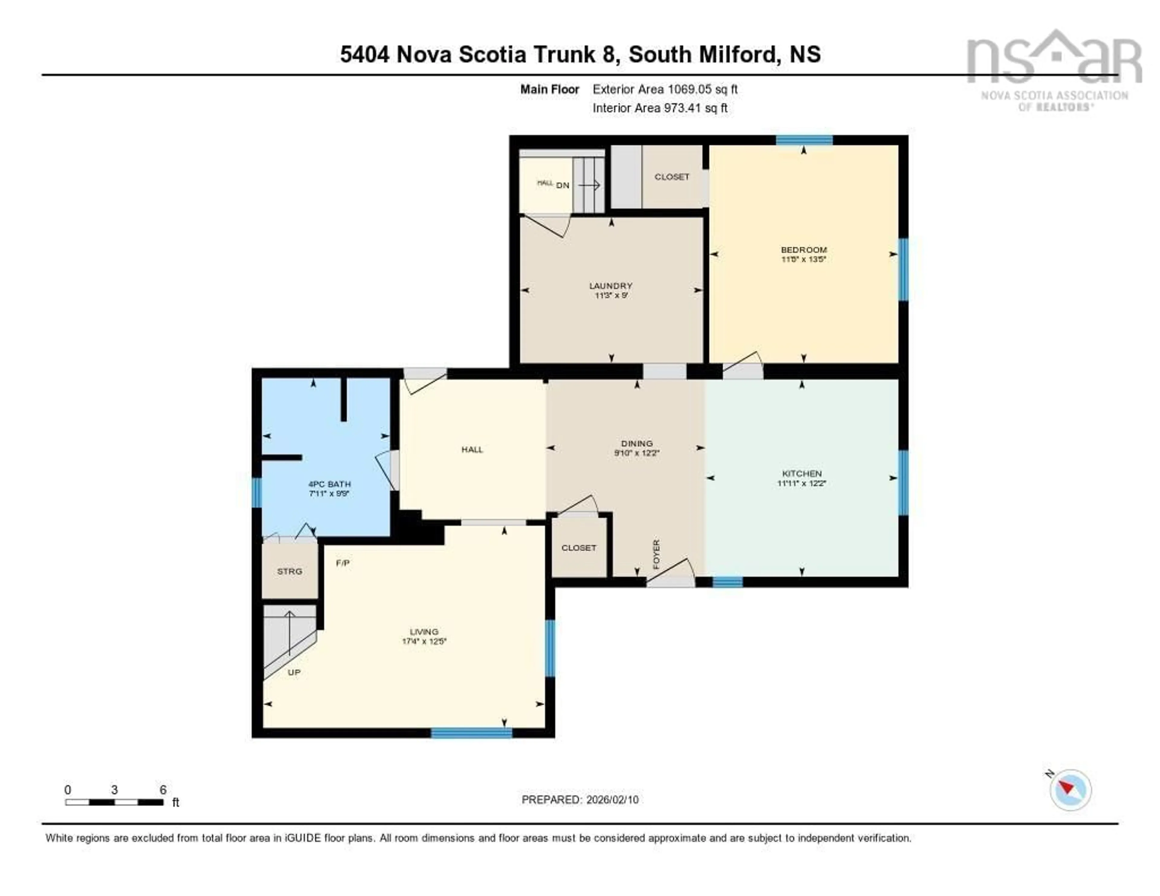 Floor plan for 5404 8 Hwy, South Milford Nova Scotia B0S 1A0