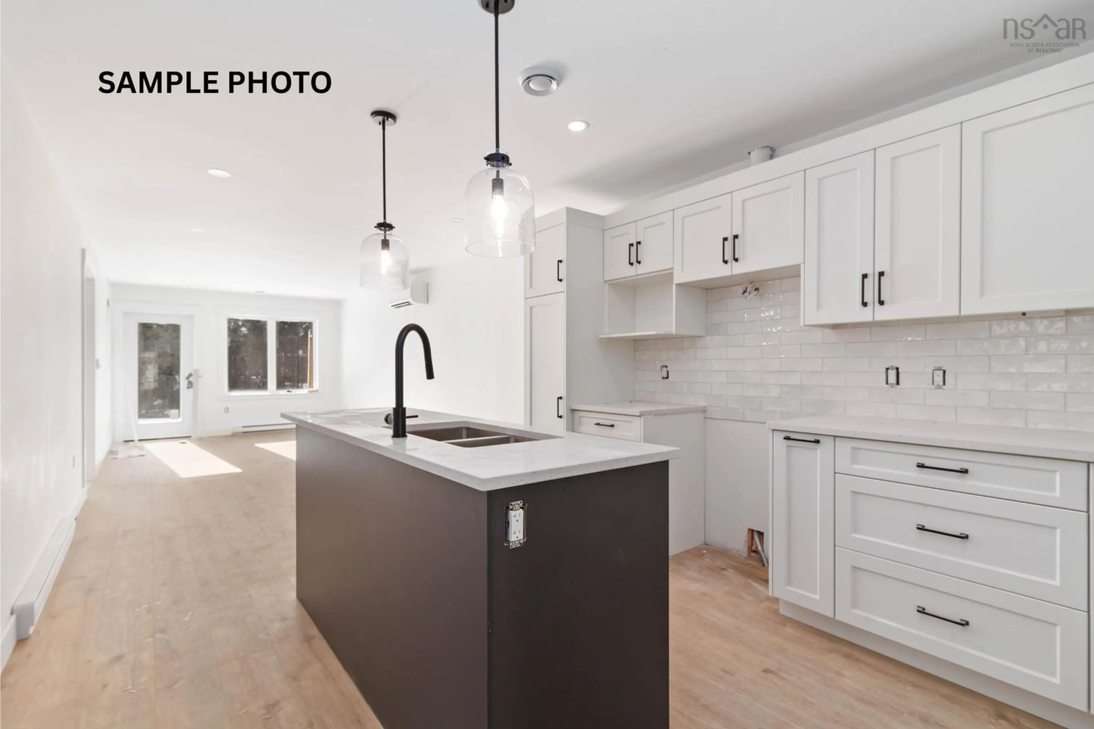 Open concept kitchen, ceramic/tile floor for 42 Jessome Ave, Lantz Nova Scotia B2S 0K6