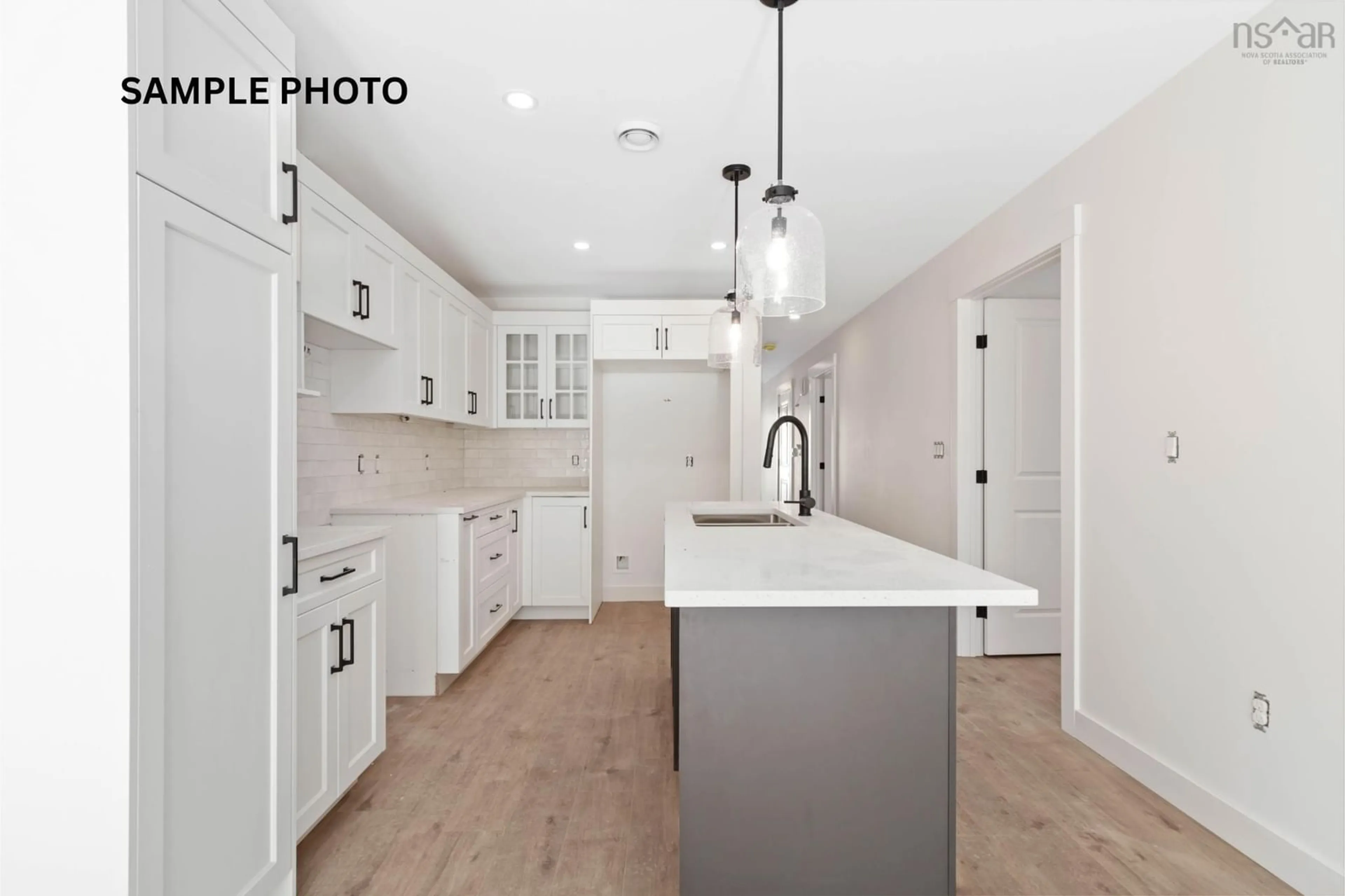 Open concept kitchen, ceramic/tile floor for 42 Jessome Ave, Lantz Nova Scotia B2S 0K6