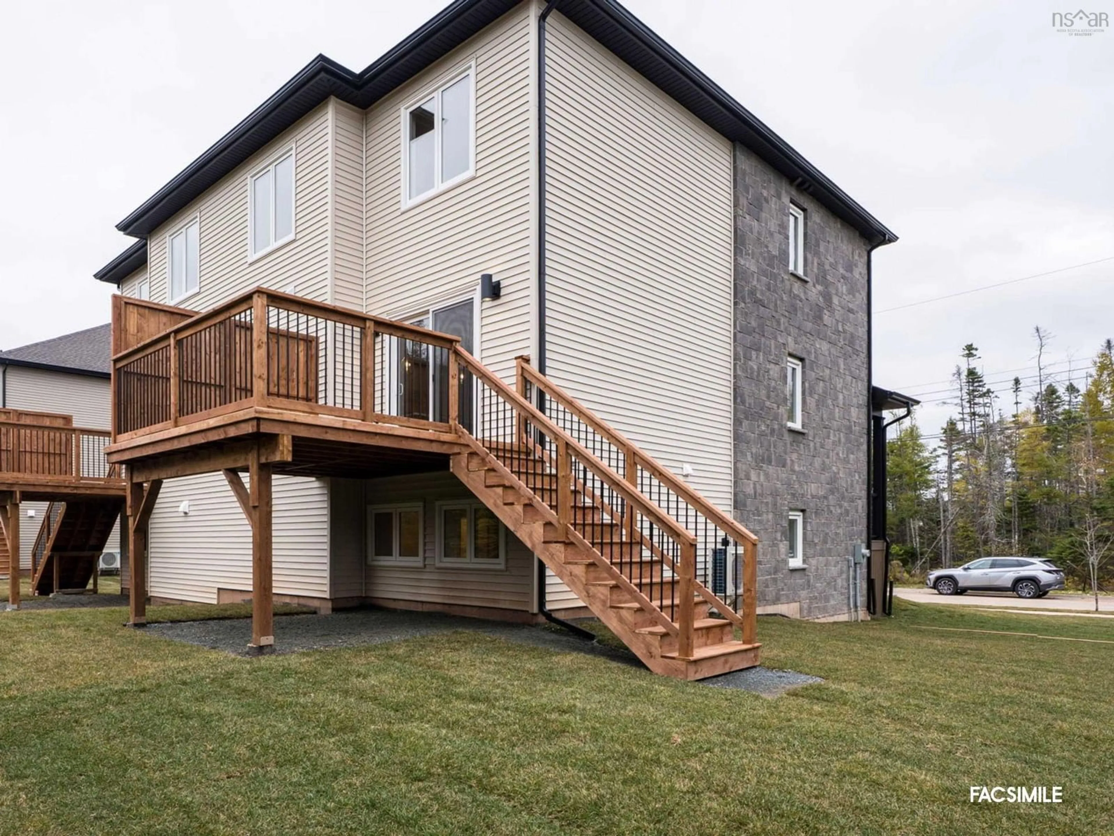 Patio, building for 41 Lew Cres #L038A, Lantz Nova Scotia B2S 2A5