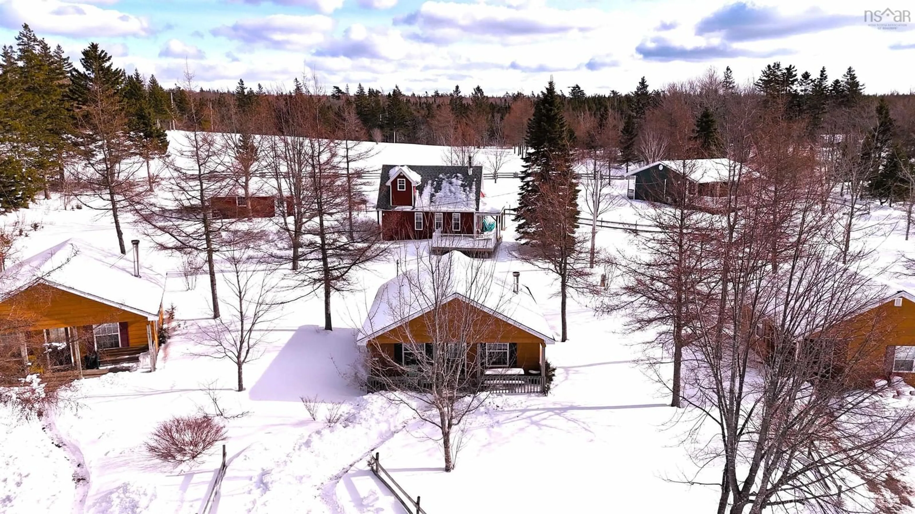 A pic from outside/outdoor area/front of a property/back of a property/a pic from drone, unknown for 64 Jack Daniels Lane #4, Juniper Mountain Nova Scotia B1K 0C2