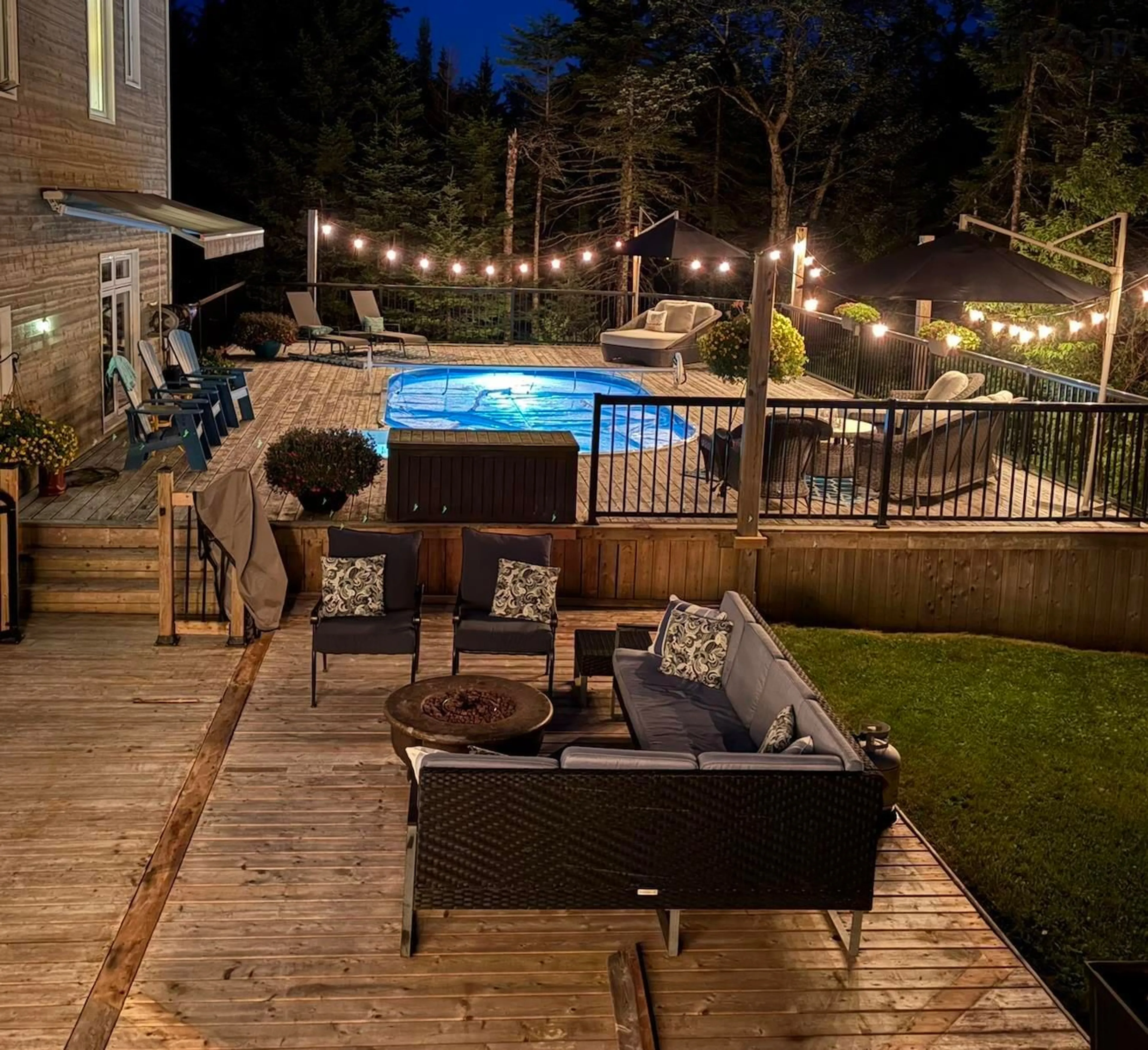 Patio, water/lake/river/ocean view for 12 Poplar Way, Ardoise Nova Scotia B0N 3A0