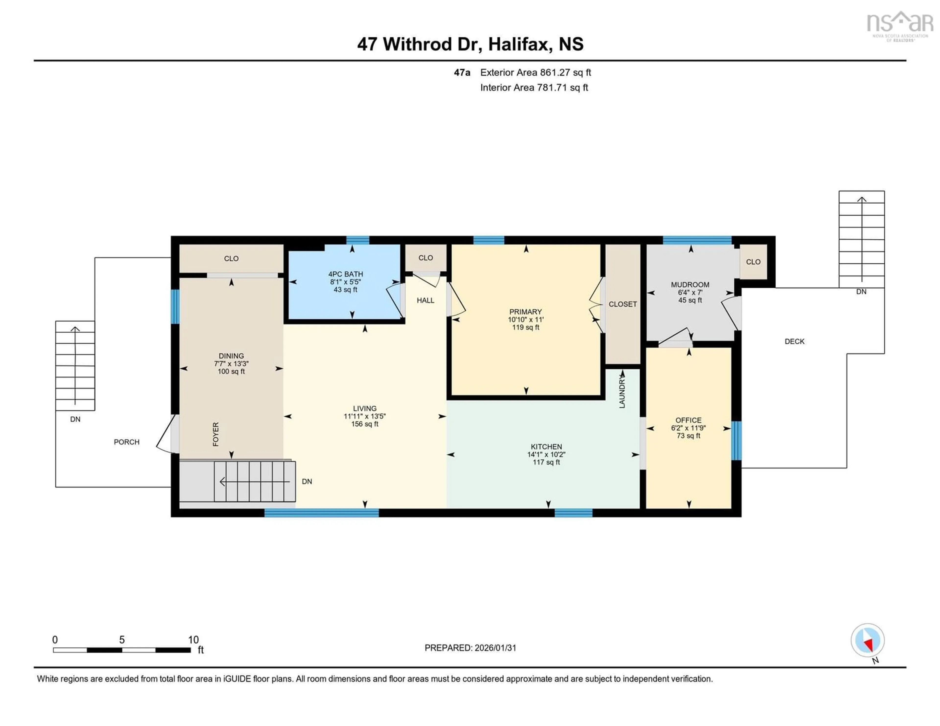 Floor plan for 47 A&B Withrod Dr, Halifax Nova Scotia B3N 1A9