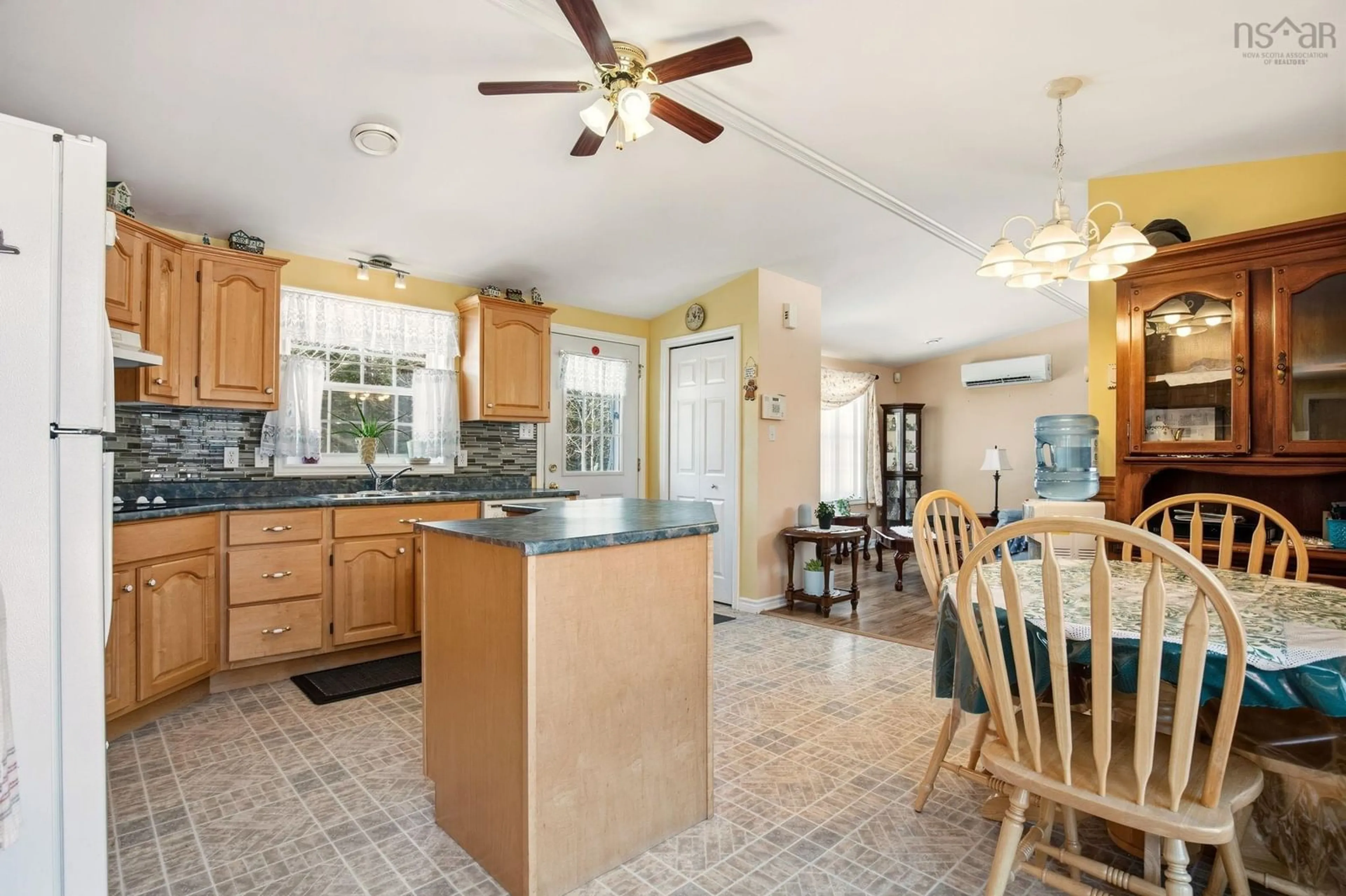 Open concept kitchen, ceramic/tile floor for 107 South Uniacke Rd, South Uniacke Nova Scotia B0N 1Z0