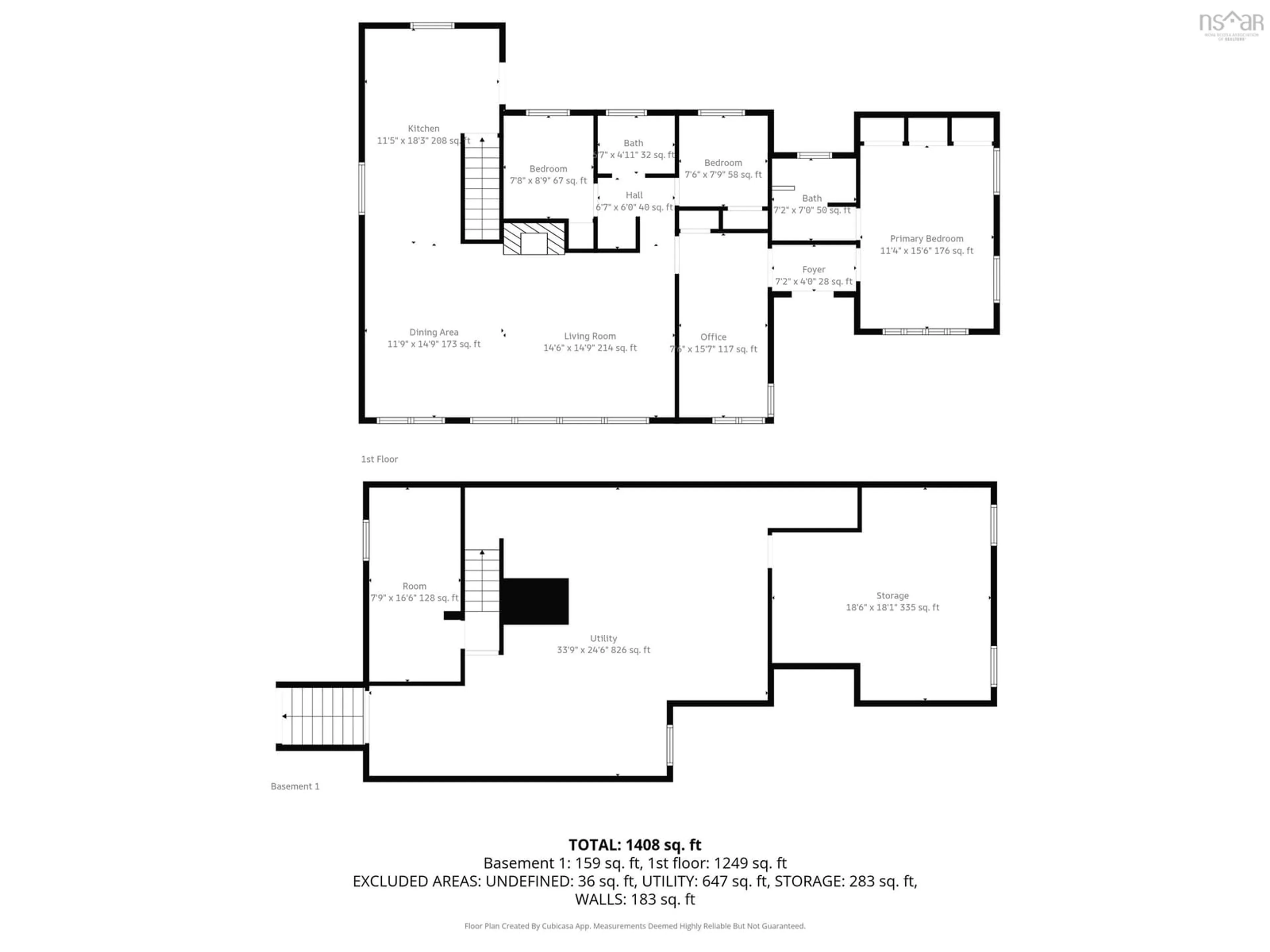 Floor plan for 211 Sunset Dr, Glen Haven Nova Scotia B3Z 2T2