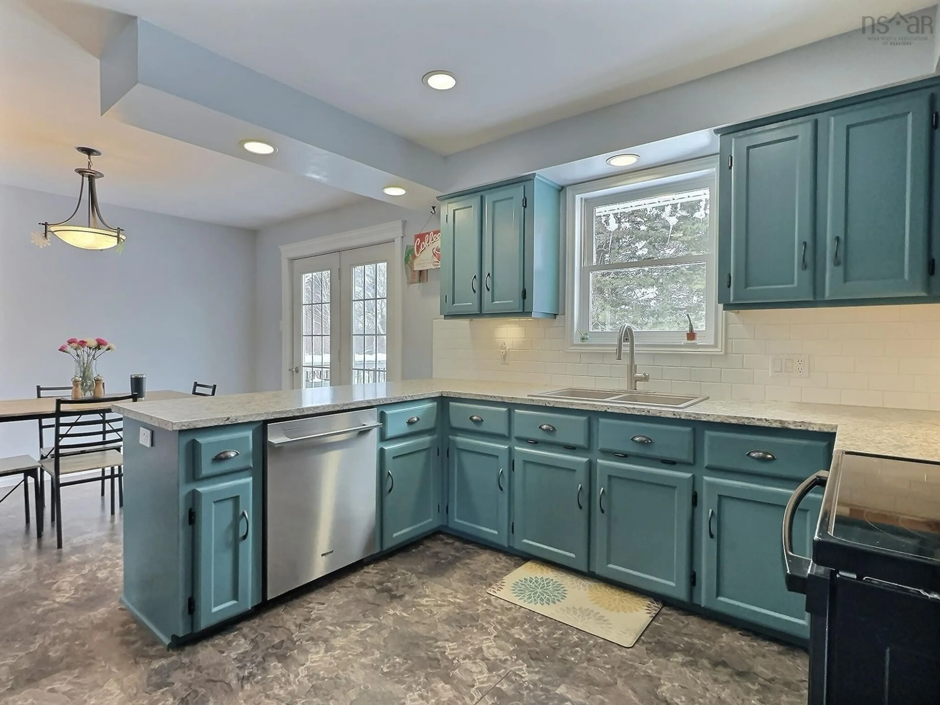 Open concept kitchen, ceramic/tile floor for 537 Onslow Mountain Rd, Onslow Mountain Nova Scotia B6L 6P8