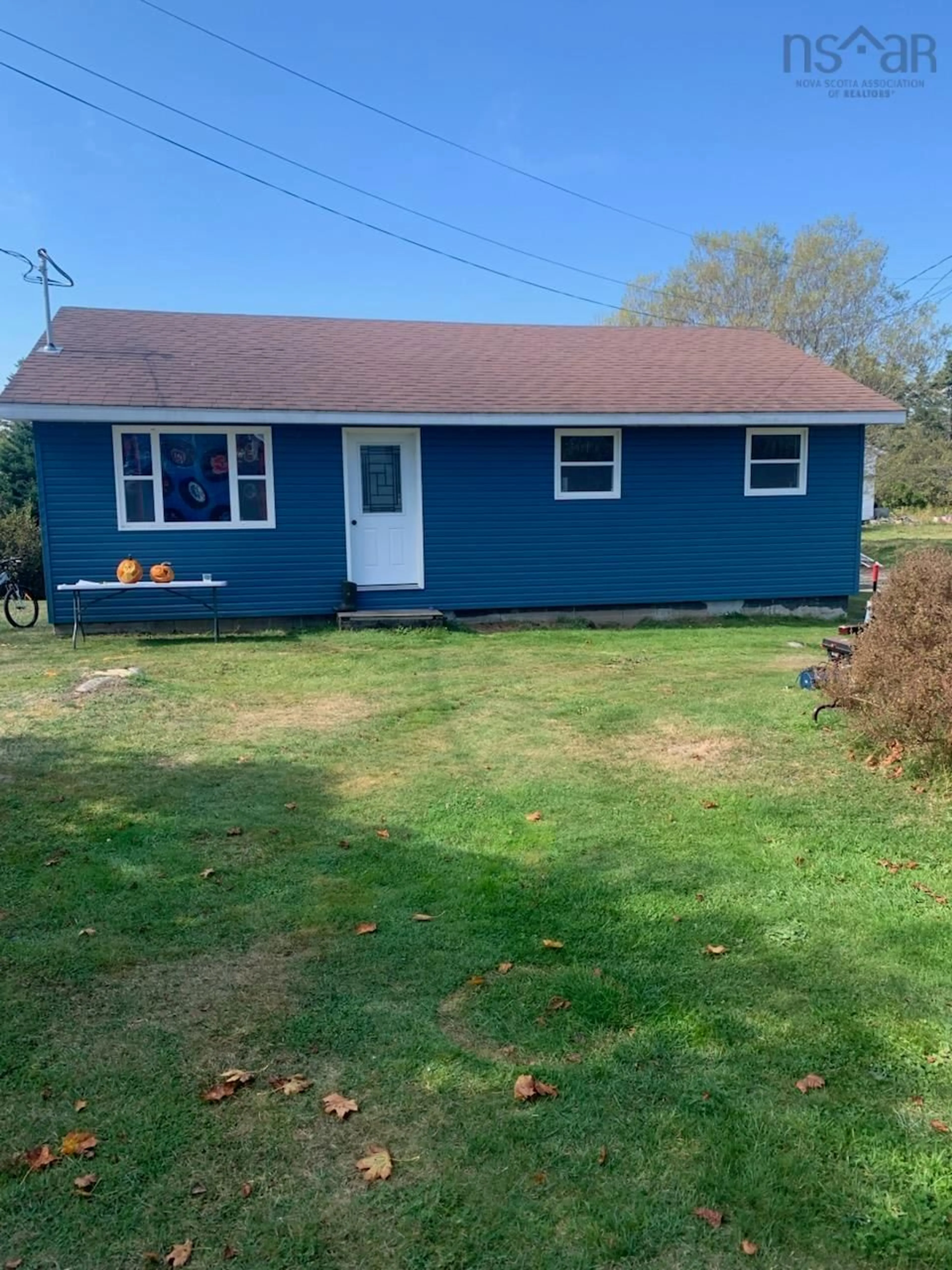 Home with vinyl exterior material, street for 7119 Highway 3, Upper Woods Harbour Nova Scotia B0W 2E0