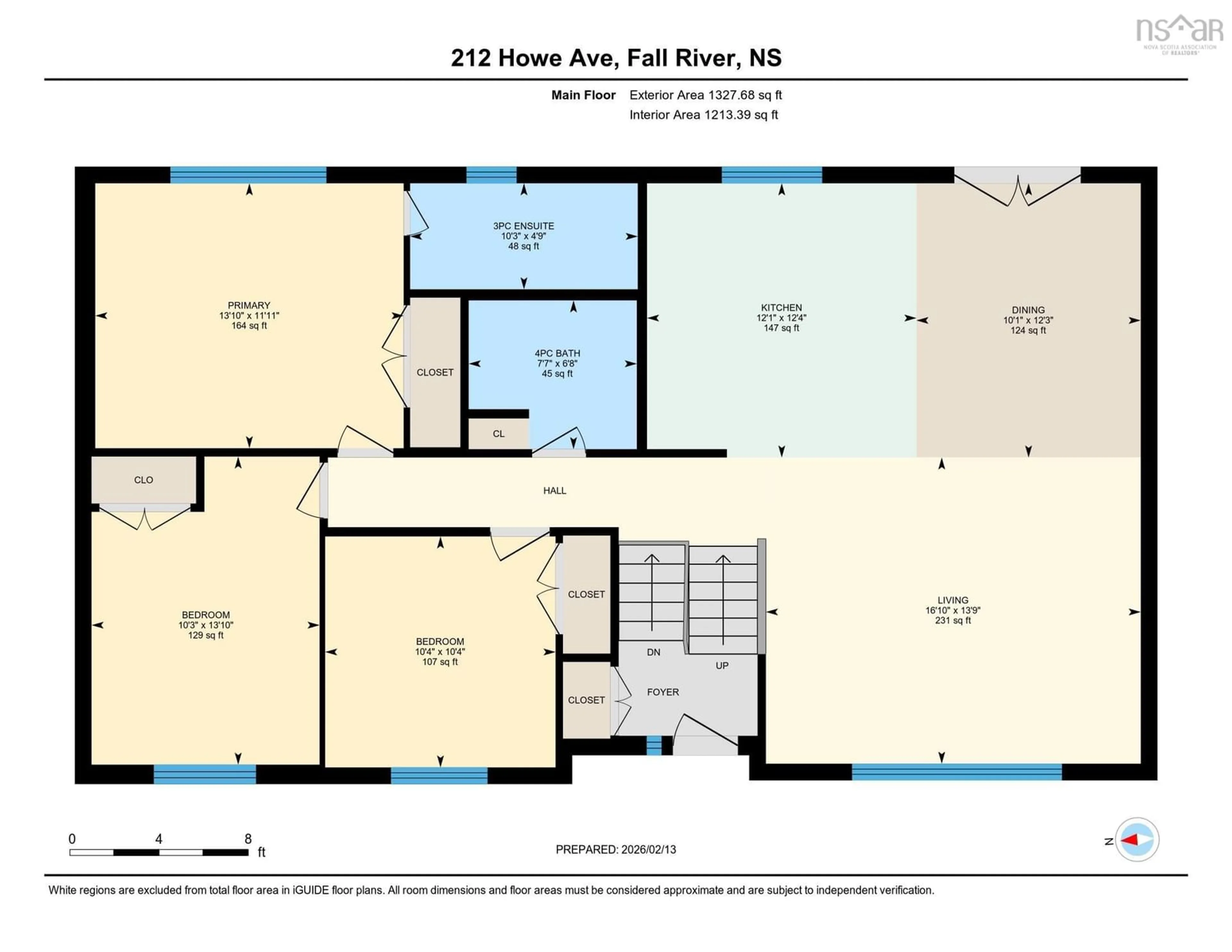 Floor plan for 212 Howe Ave, Fall River Nova Scotia B2T 1H7
