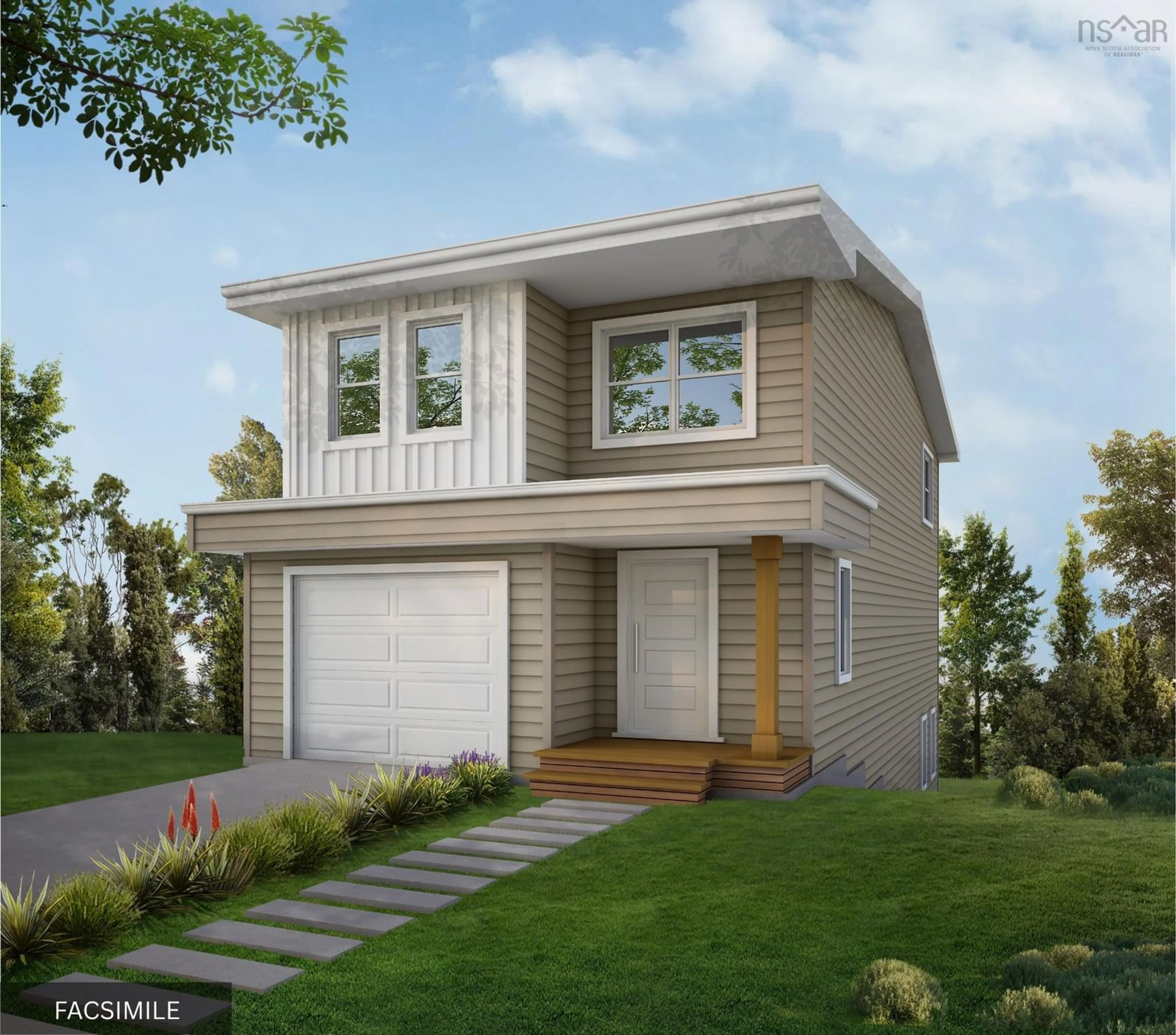 Home with vinyl exterior material, street for 17 Langille Estates Dr #Lot, Simms Settlement Nova Scotia B0J 1T0