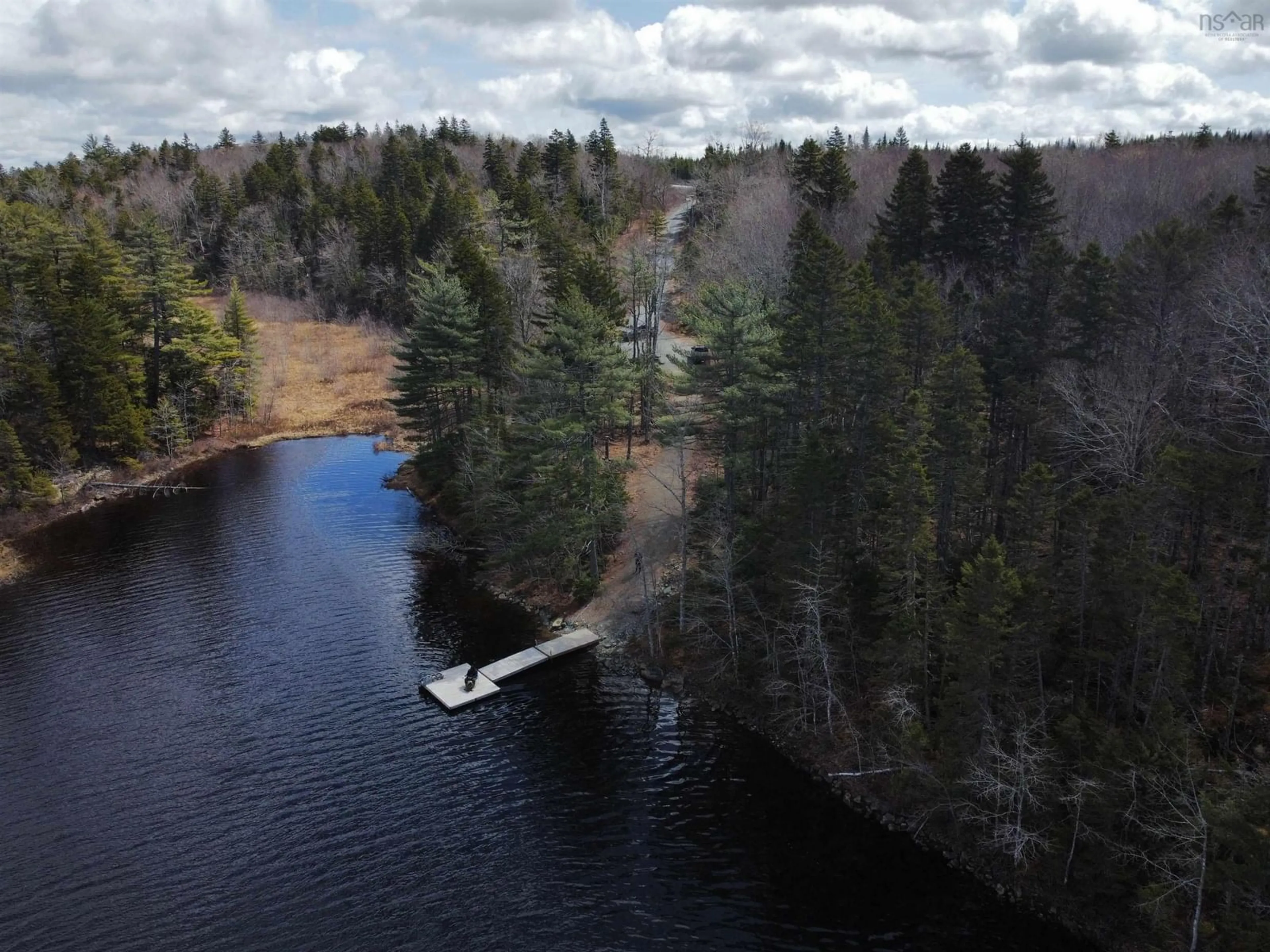 A pic from outside/outdoor area/front of a property/back of a property/a pic from drone, water/lake/river/ocean view for 23 Lakewood Crt #278, East Uniacke Nova Scotia B0N 1Z0
