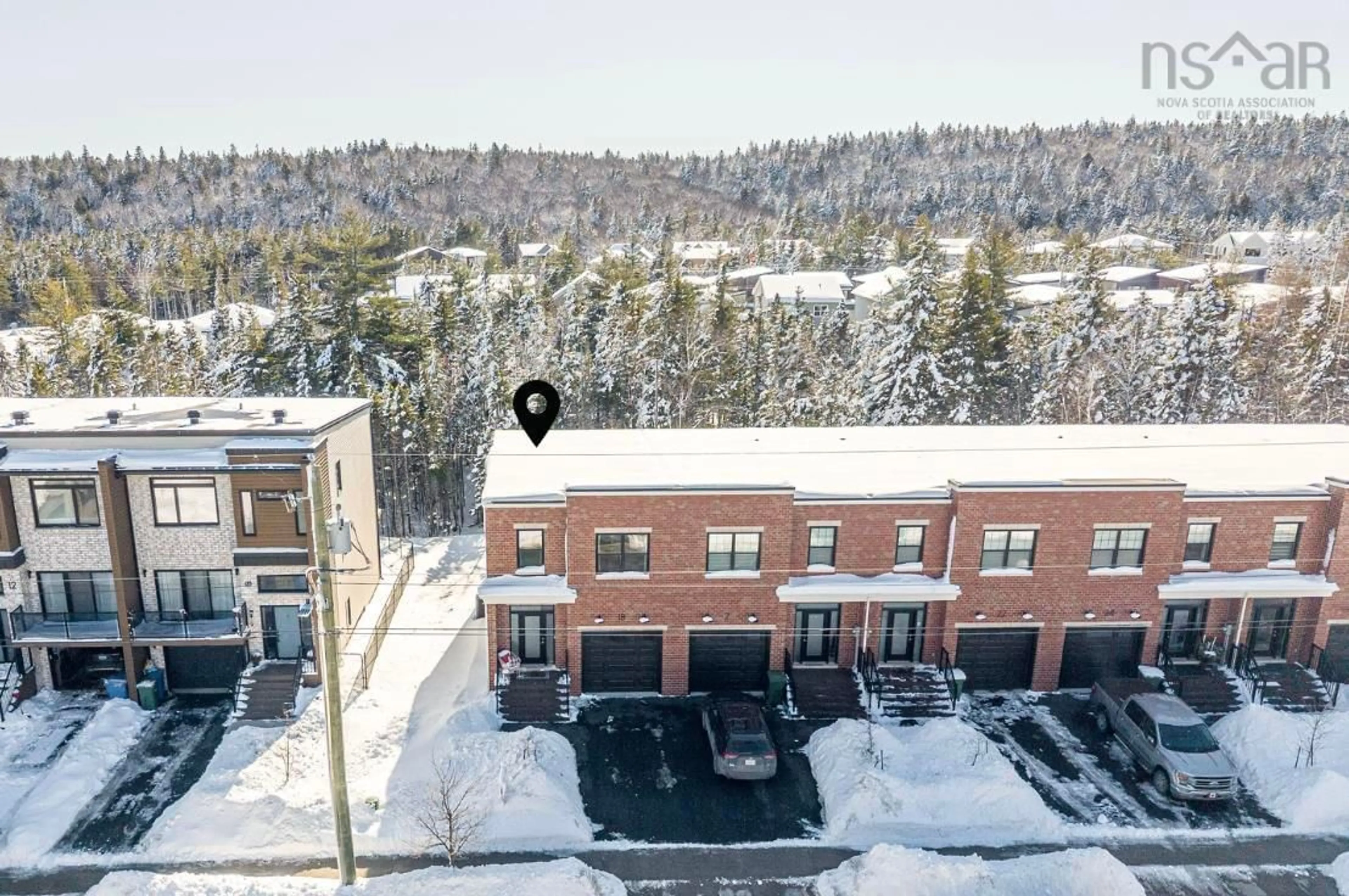 A pic from outside/outdoor area/front of a property/back of a property/a pic from drone, unknown for 18 Trekker Dr, Bedford Nova Scotia B4B 2K7