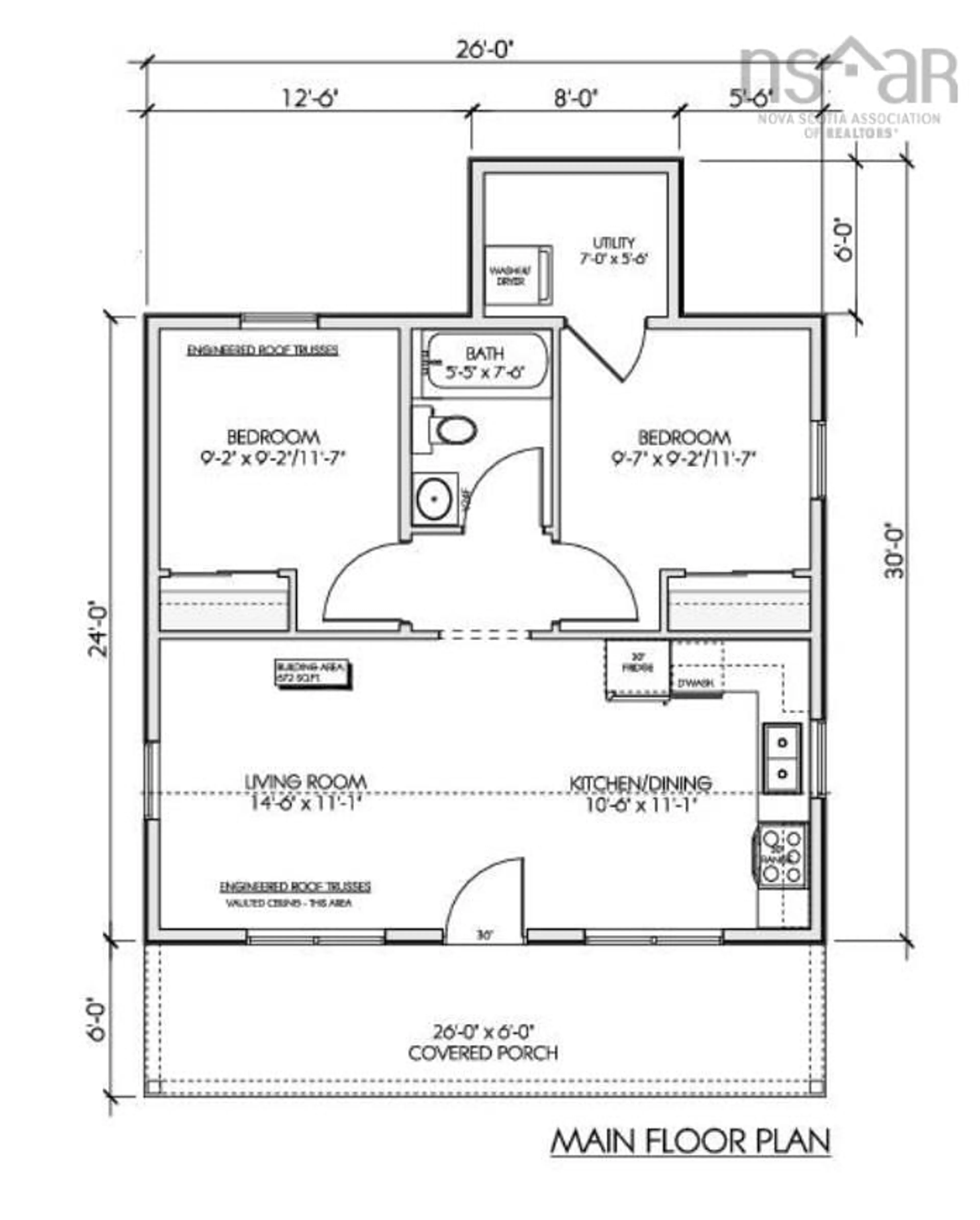 Floor plan for Lakewood Crt #272, East Uniacke Nova Scotia B0N 1Z0