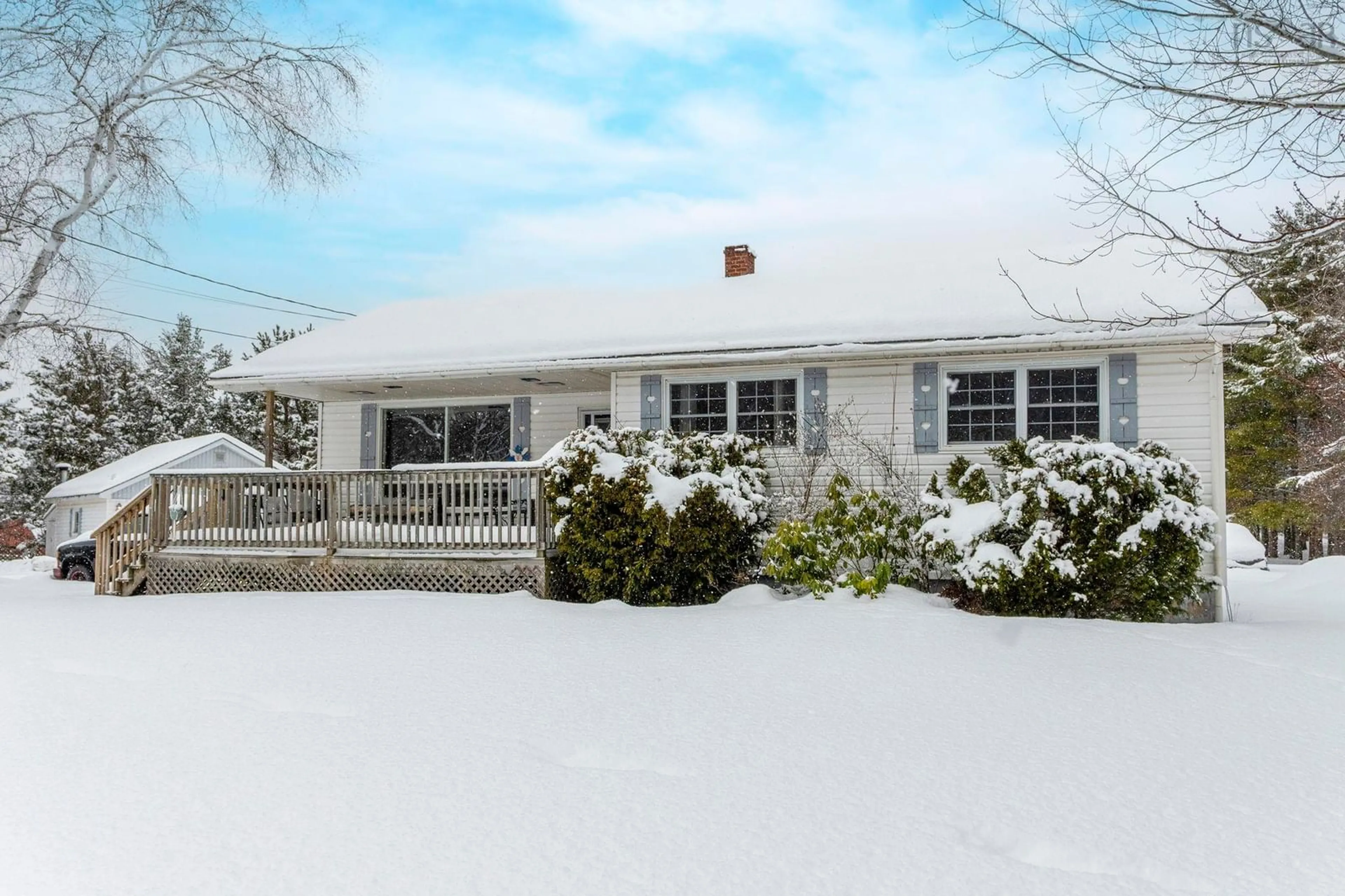 Home with vinyl exterior material, street for 2184 Old Mill Road, South Farmington Nova Scotia B0P 1W0