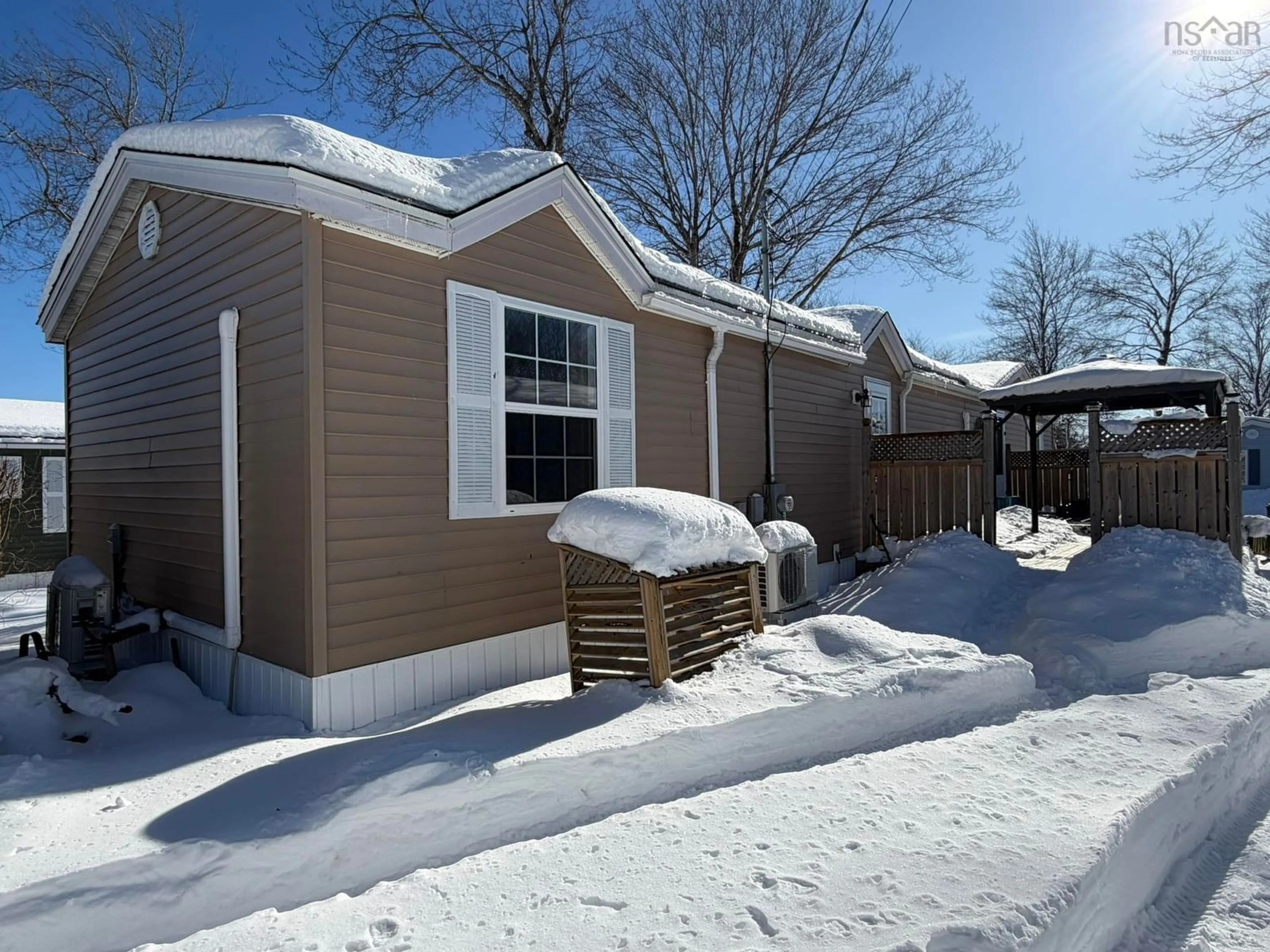 Home with vinyl exterior material, street for 18 Seventh St, Lucasville Nova Scotia B4B 1R4