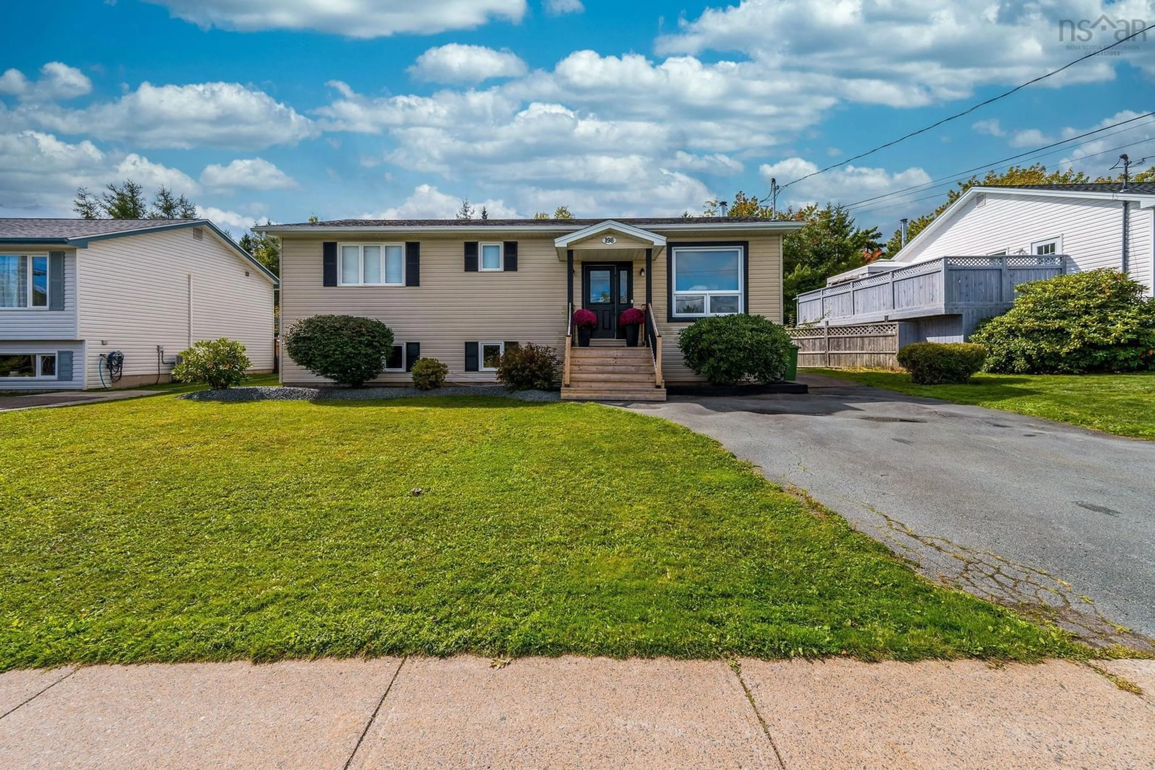 Home with vinyl exterior material, street for 198 Hirandale Cres, Westphal Nova Scotia B2W 6H2