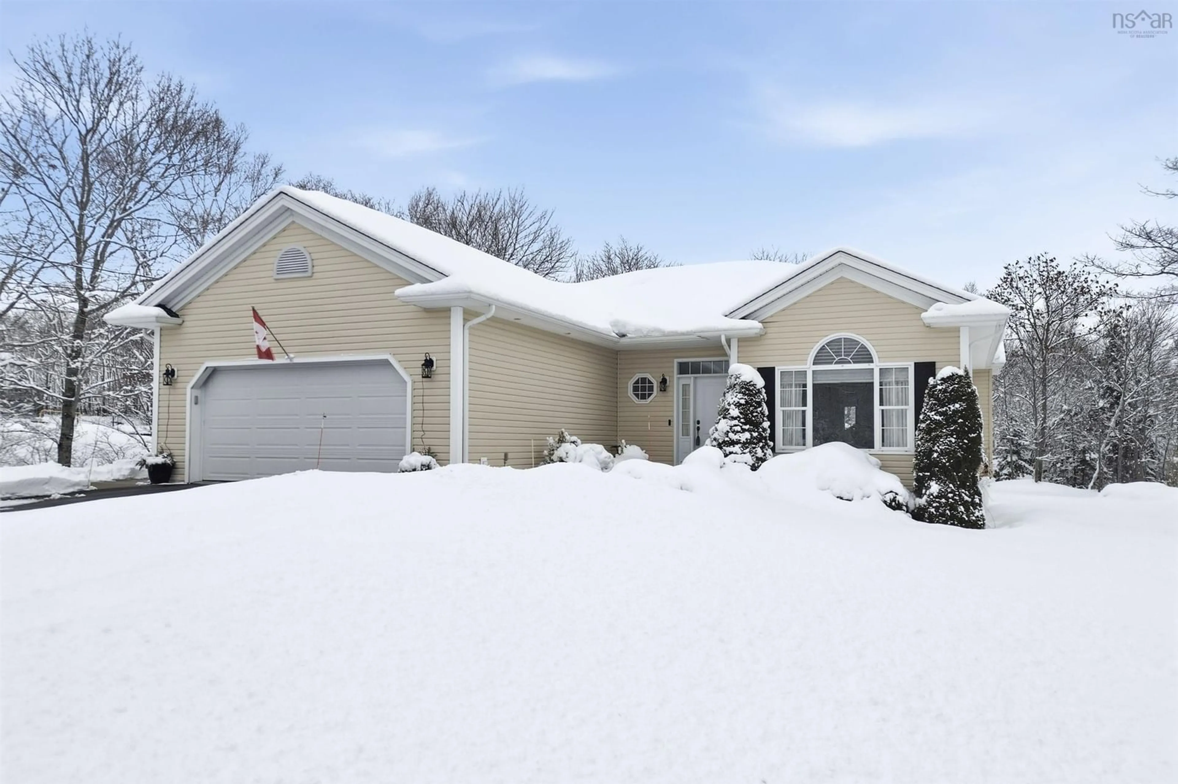 Home with vinyl exterior material, street for 208 Blackbear Cir, Lewis Lake Nova Scotia B3Z 0E3