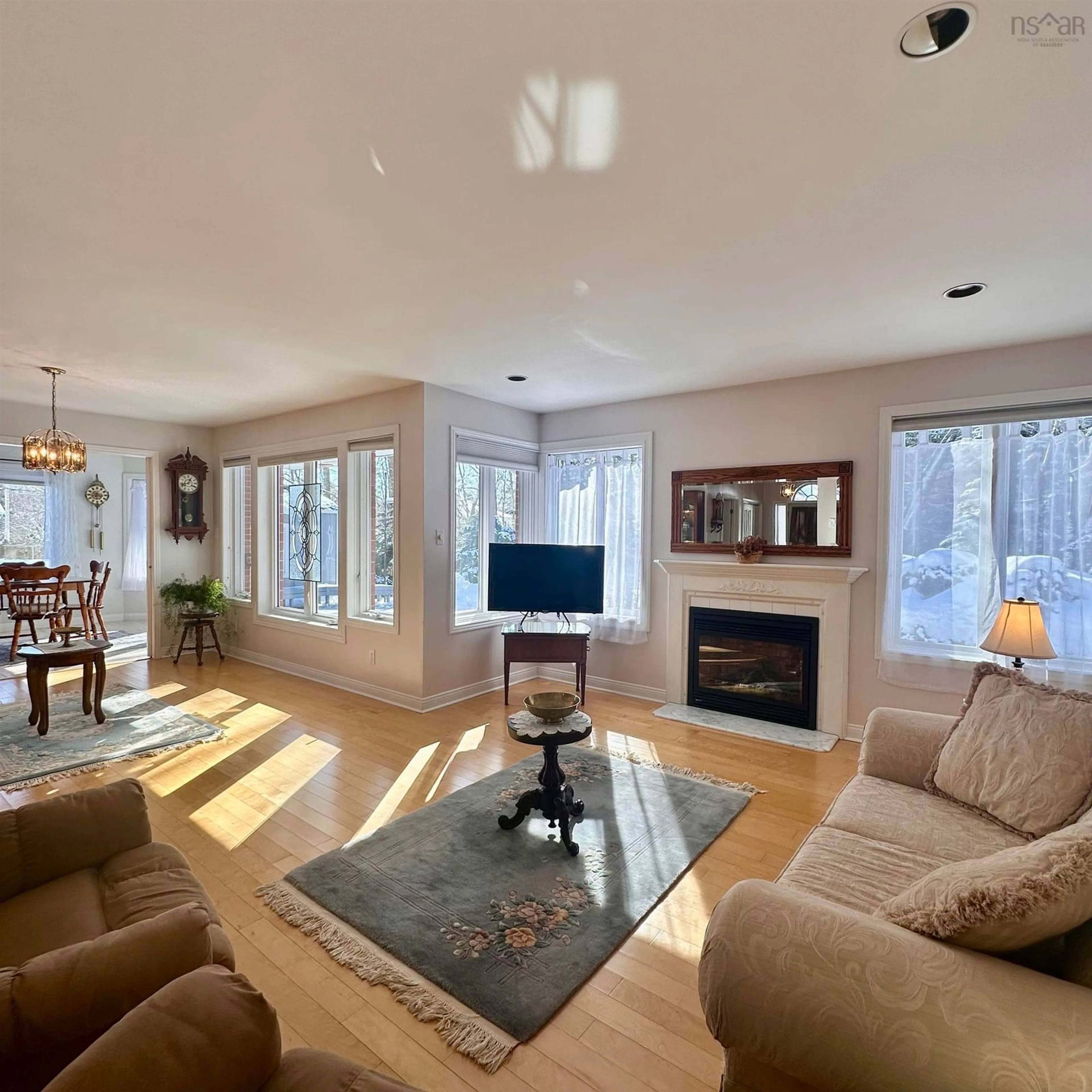 Living room with furniture, unknown for 33 Ritcey Crt, Bridgewater Nova Scotia B4V 4A9