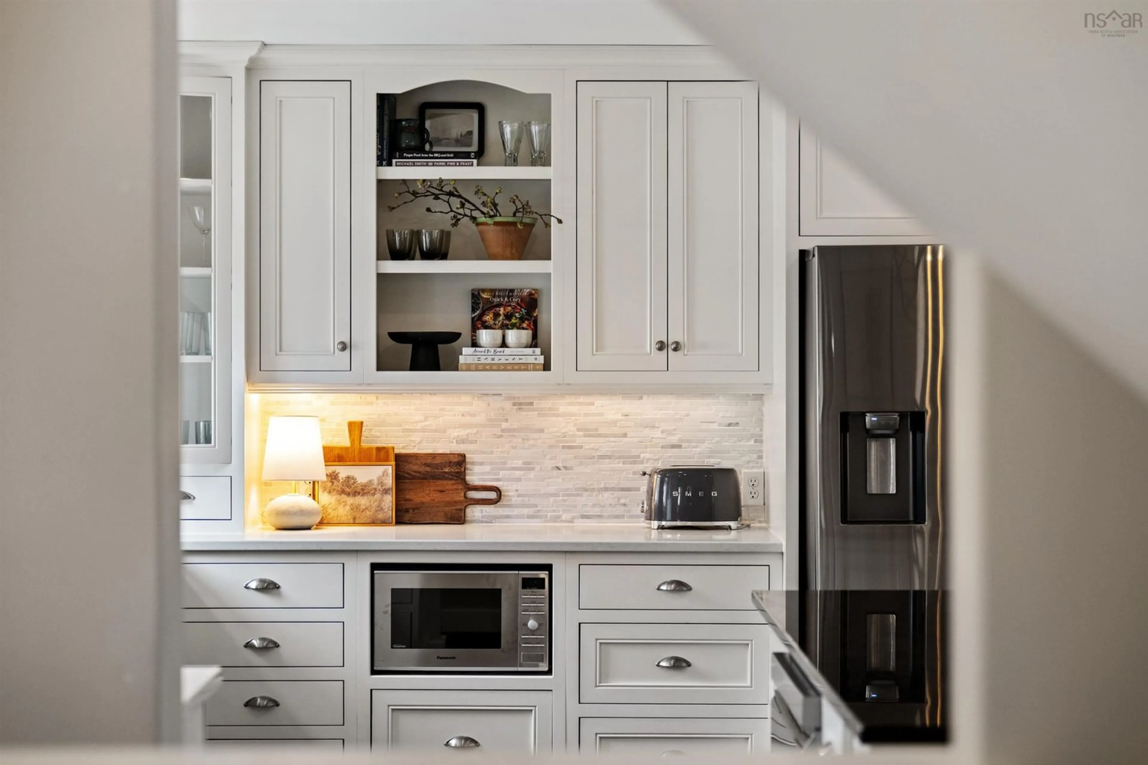 Contemporary kitchen, ceramic/tile floor for 91 Brenda Dr, Hammonds Plains Nova Scotia B4B 1K2