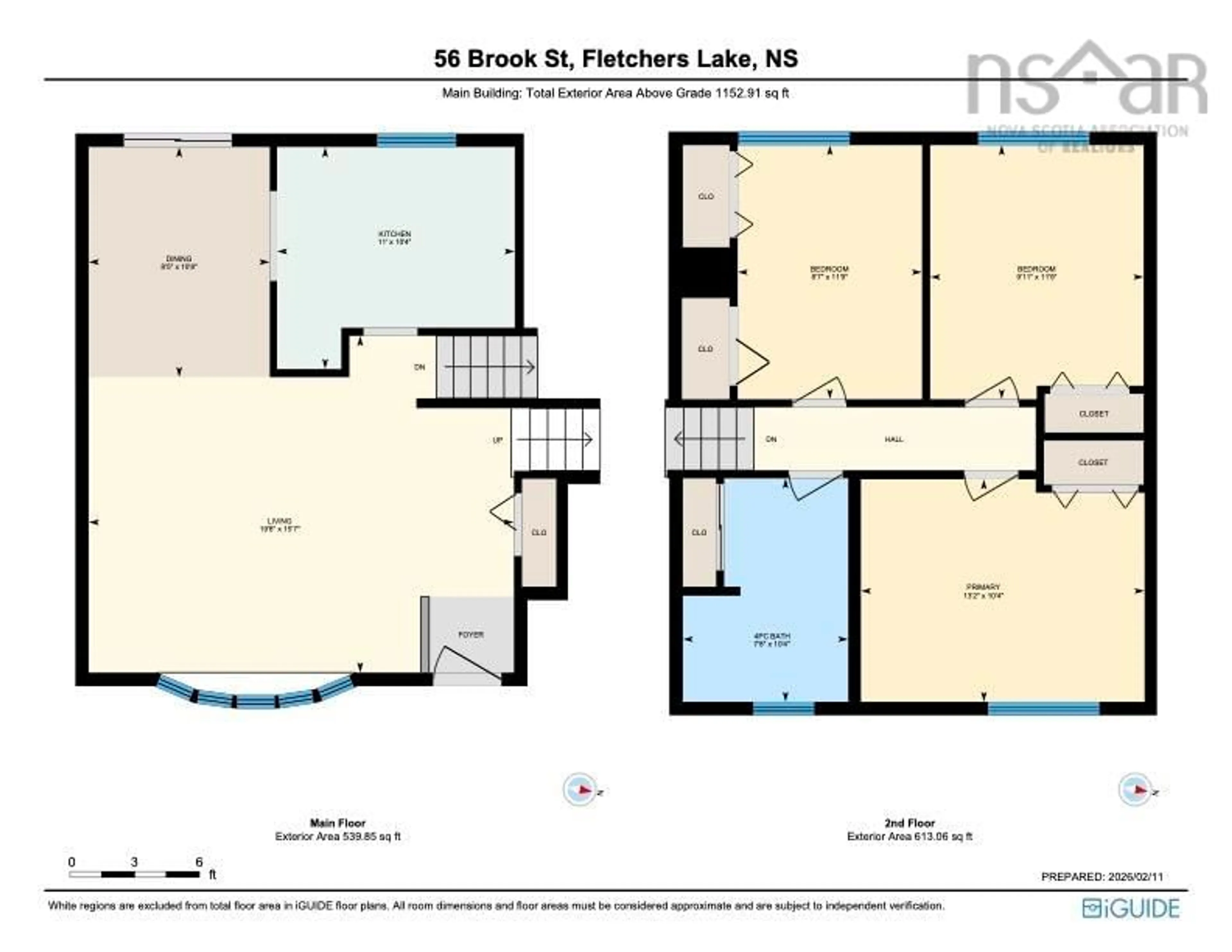 Floor plan for 56 Brook St, Fletchers Lake Nova Scotia B2T 1A5