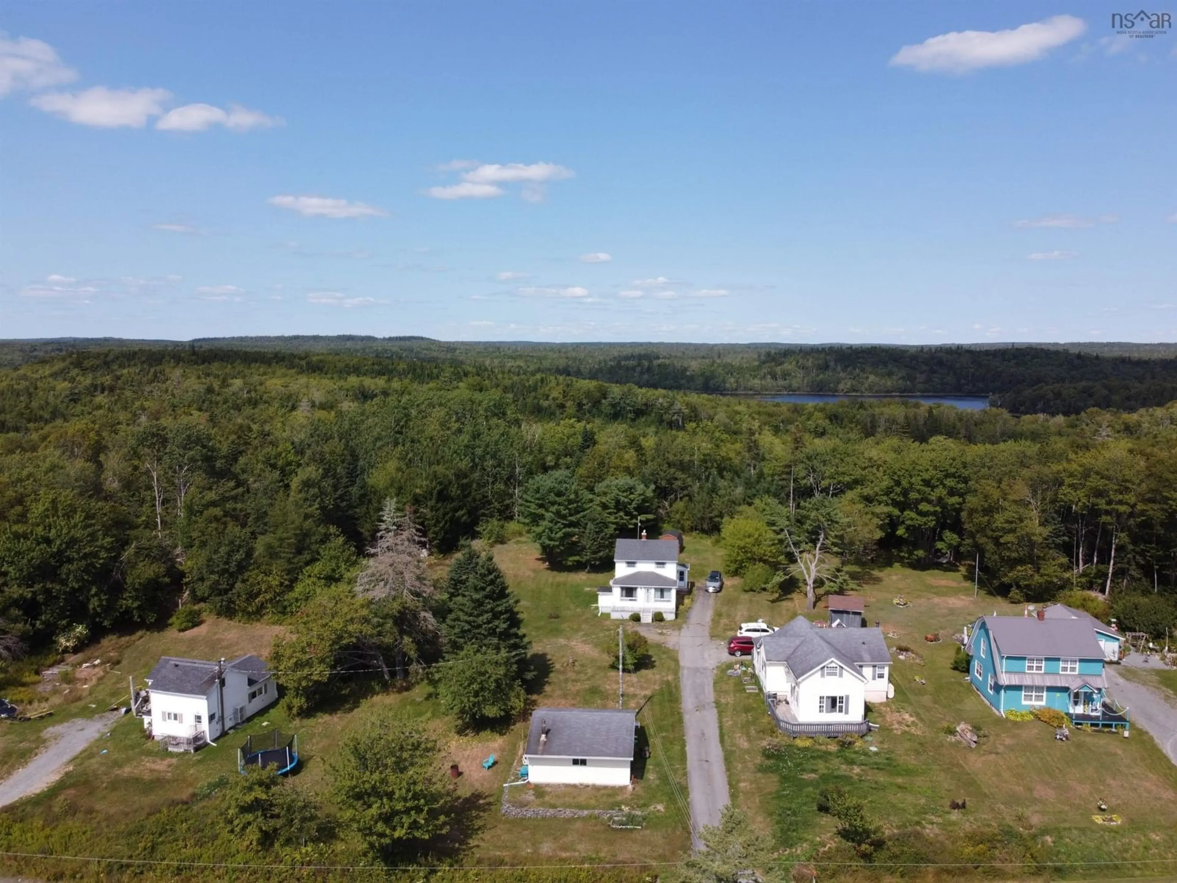 A pic from outside/outdoor area/front of a property/back of a property/a pic from drone, water/lake/river/ocean view for 344 Highway 224, Sheet Harbour Nova Scotia B0J 3B0