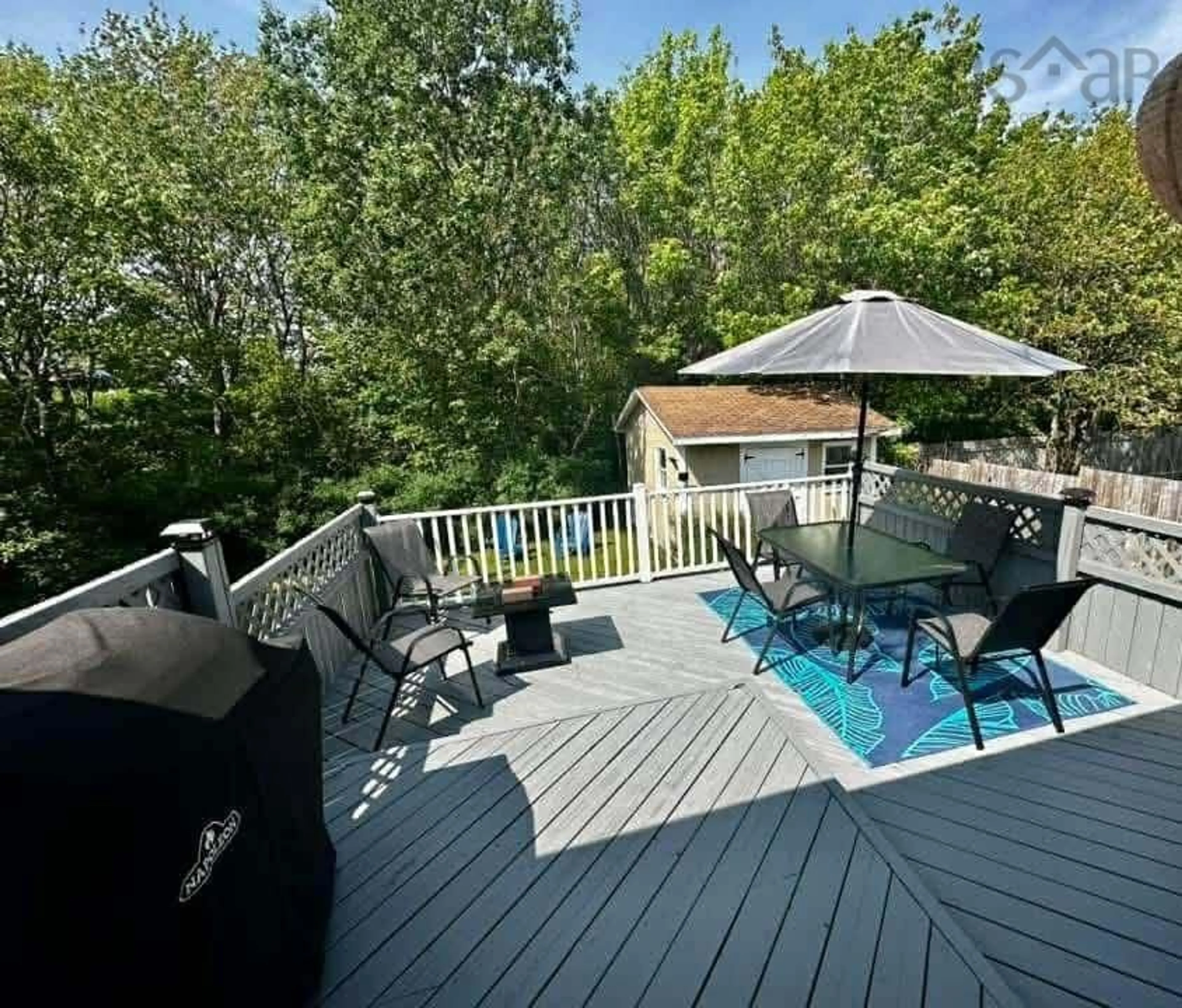 Patio, water/lake/river/ocean view for 43 Glenda Cres, Sydney Nova Scotia B1S 2M4