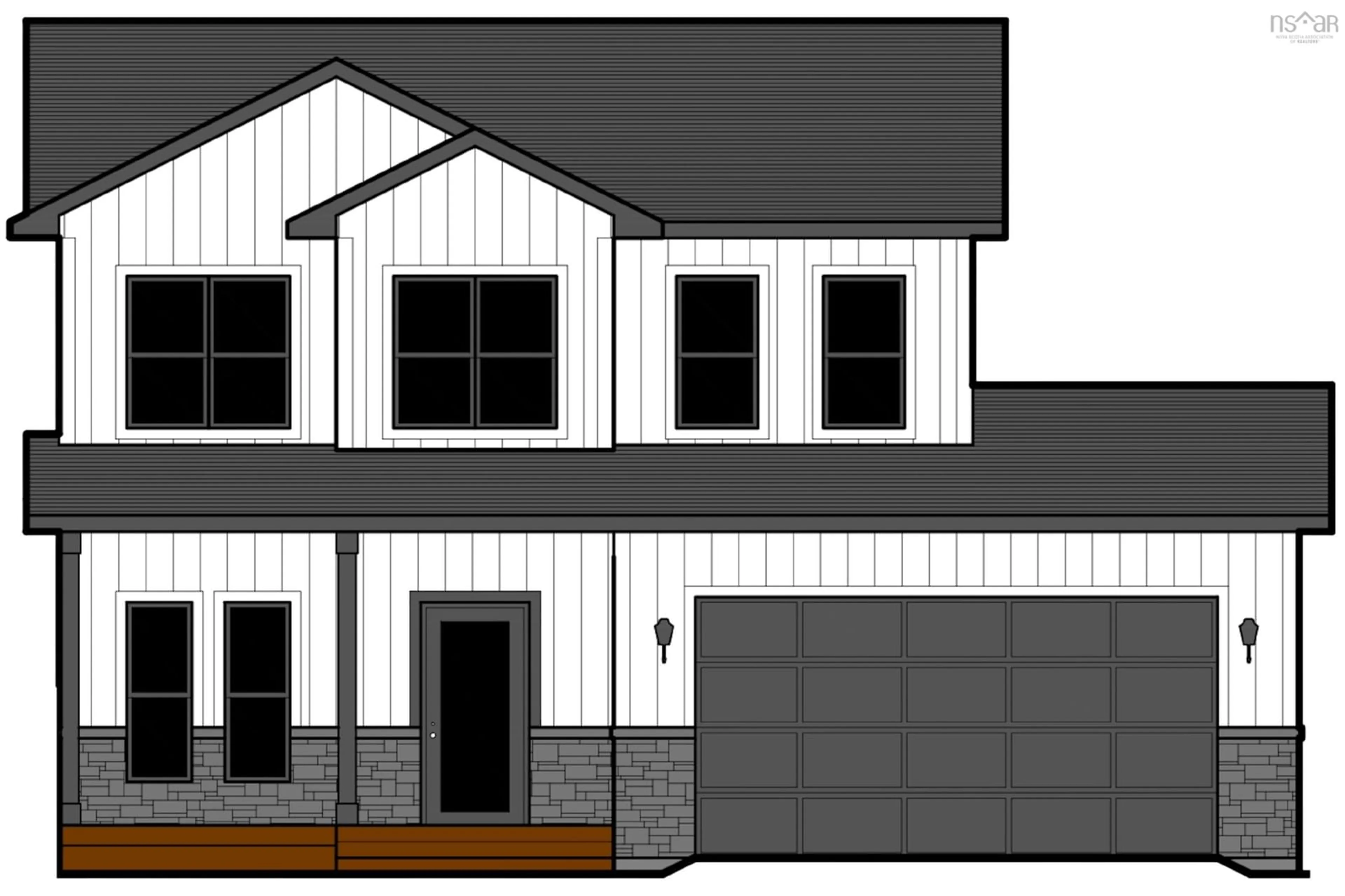 Home with vinyl exterior material, street for 436 Bondi Dr #LOT 5098, Middle Sackville Nova Scotia B4E 0P7