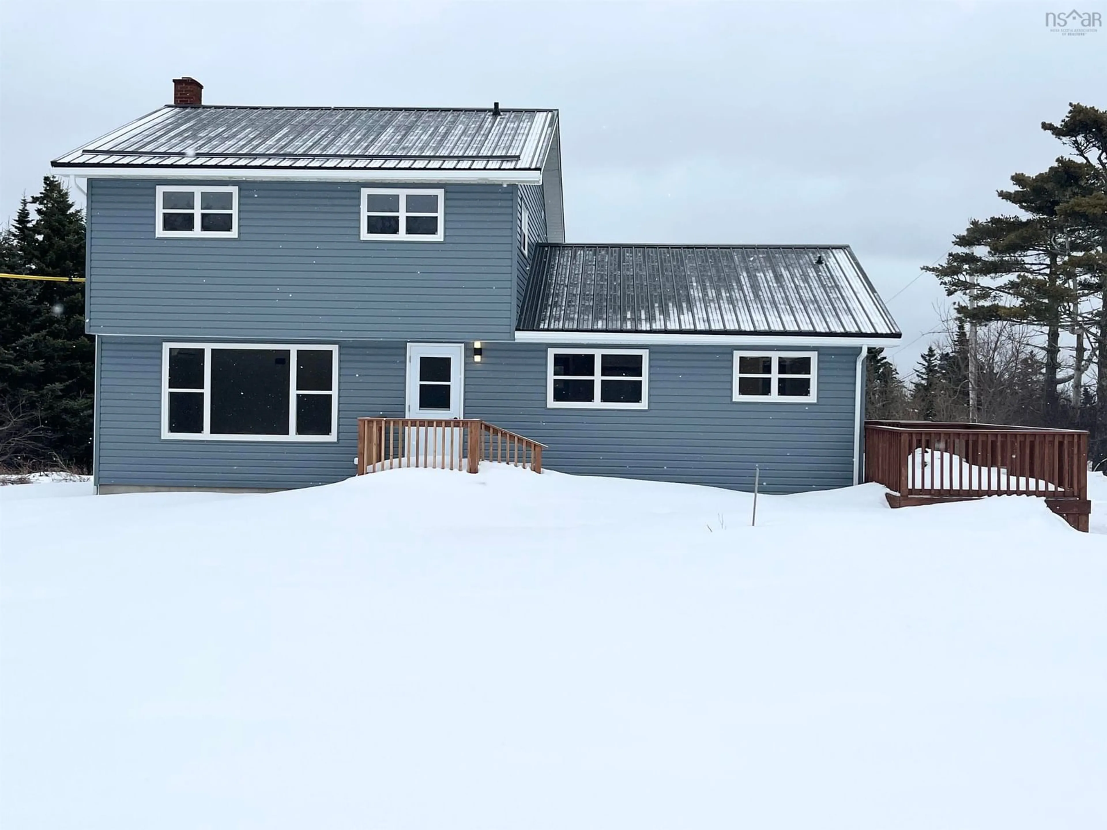 A pic from outside/outdoor area/front of a property/back of a property/a pic from drone, unknown for 89 Stoney Island Rd, North East Point Nova Scotia B0W 2P0