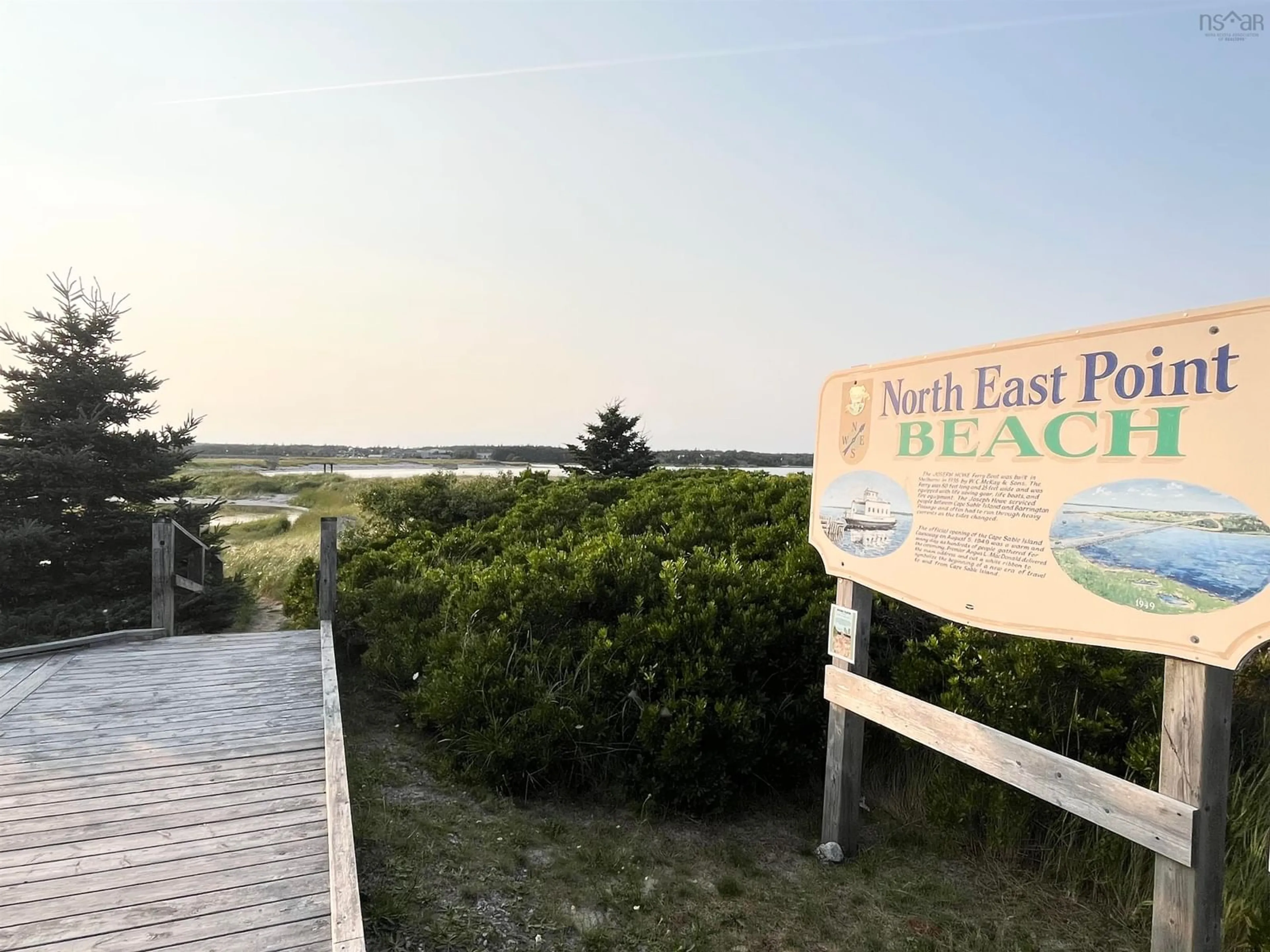 Patio, water/lake/river/ocean view for 89 Stoney Island Rd, North East Point Nova Scotia B0W 2P0