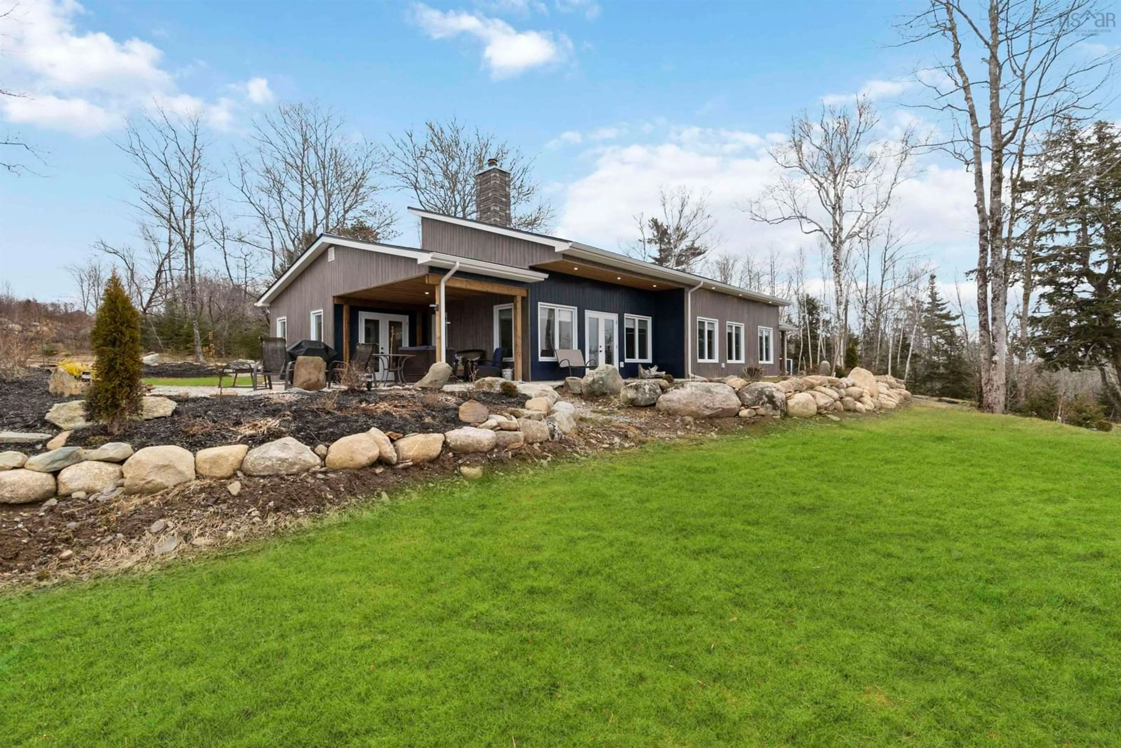 Patio, water/lake/river/ocean view for 45 River Mill Terr, Conquerall Mills Nova Scotia B4V 9H6