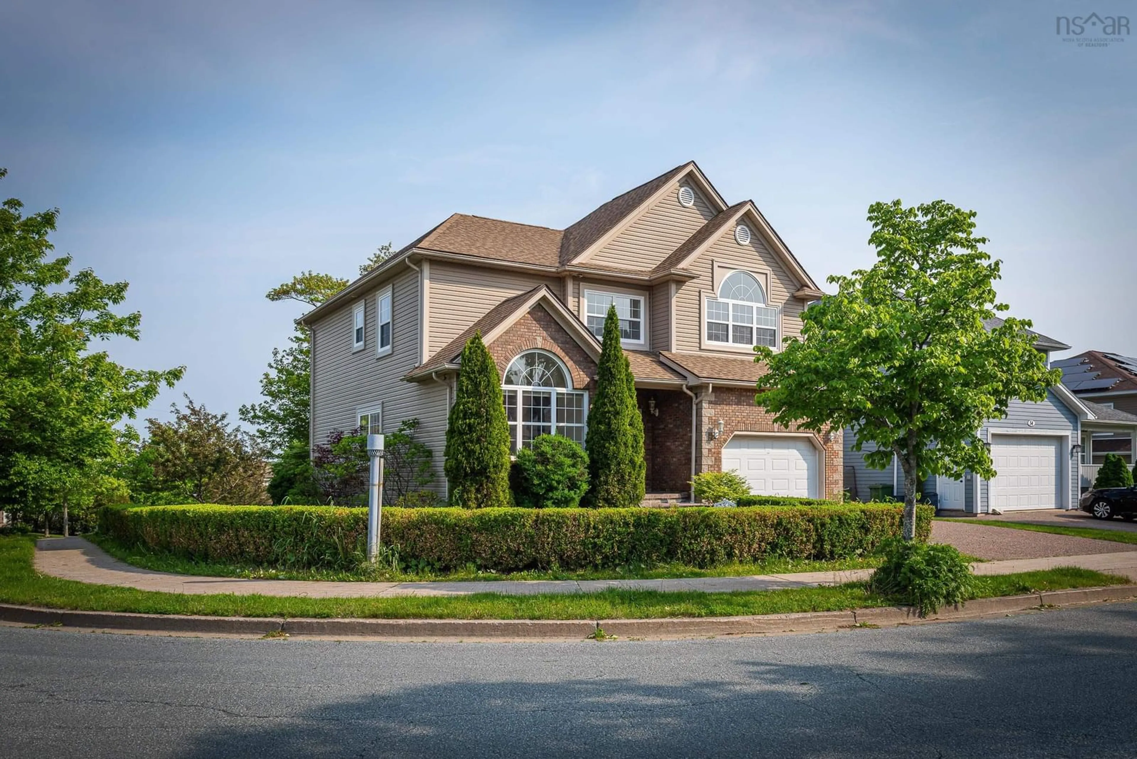 Home with brick exterior material, street for 48 Castlepark Grove, Clayton Park Nova Scotia B3M 4X9