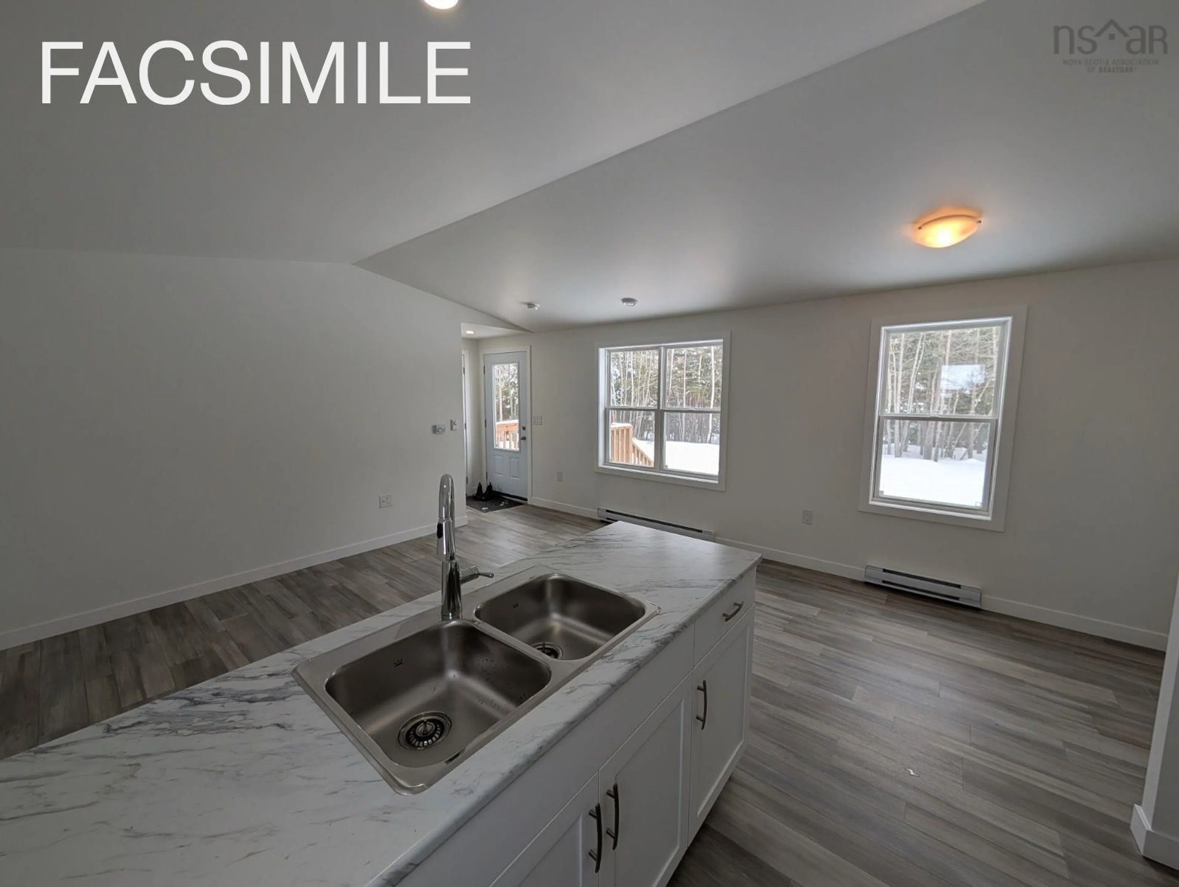 Open concept kitchen, ceramic/tile floor for Priestville Loop #1 A, Priestville Nova Scotia B2H 5C5