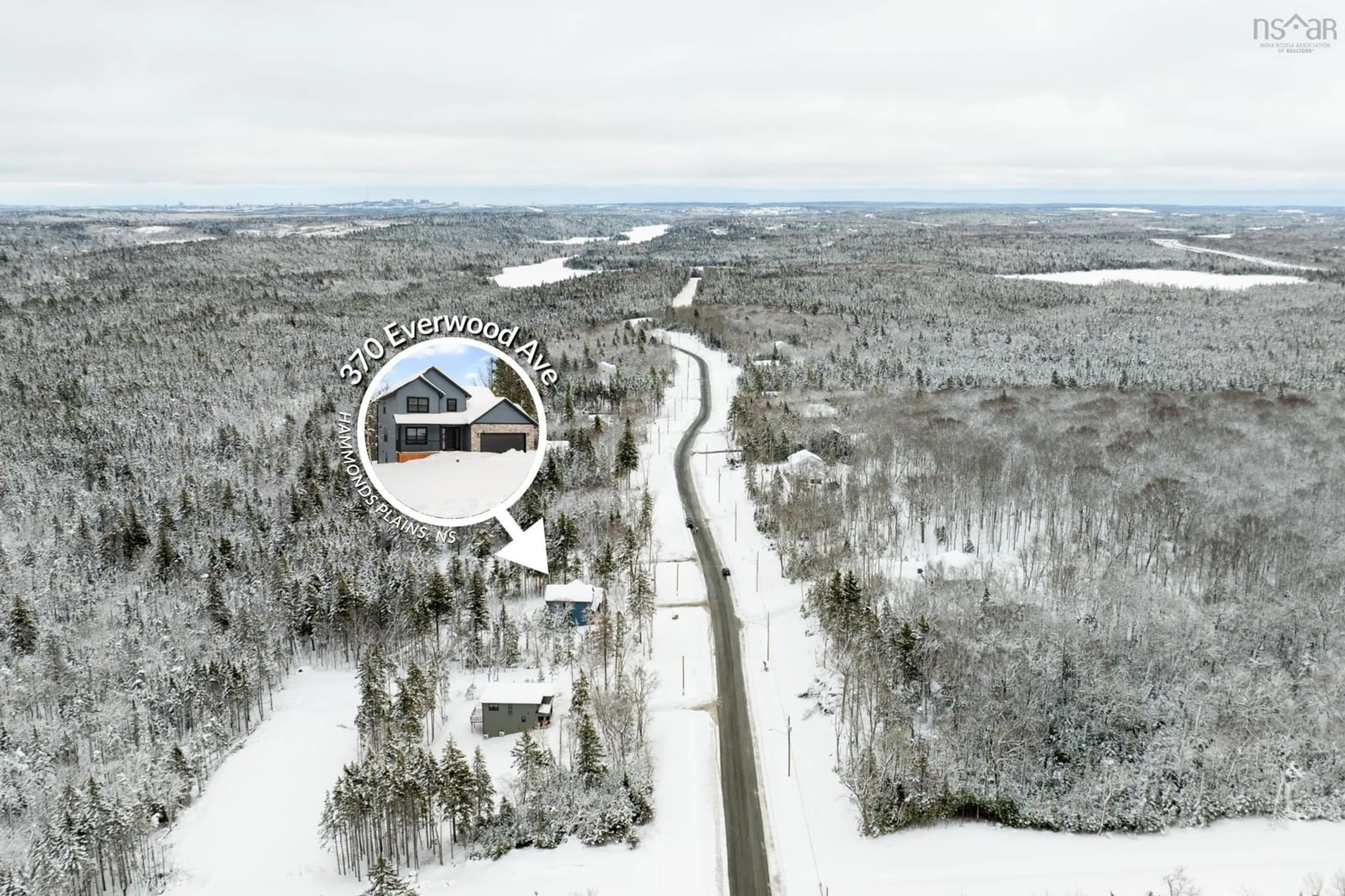 A pic from outside/outdoor area/front of a property/back of a property/a pic from drone, unknown for 433 Everwood Ave #Lot, Hammonds Plains Nova Scotia B3Z 0J6