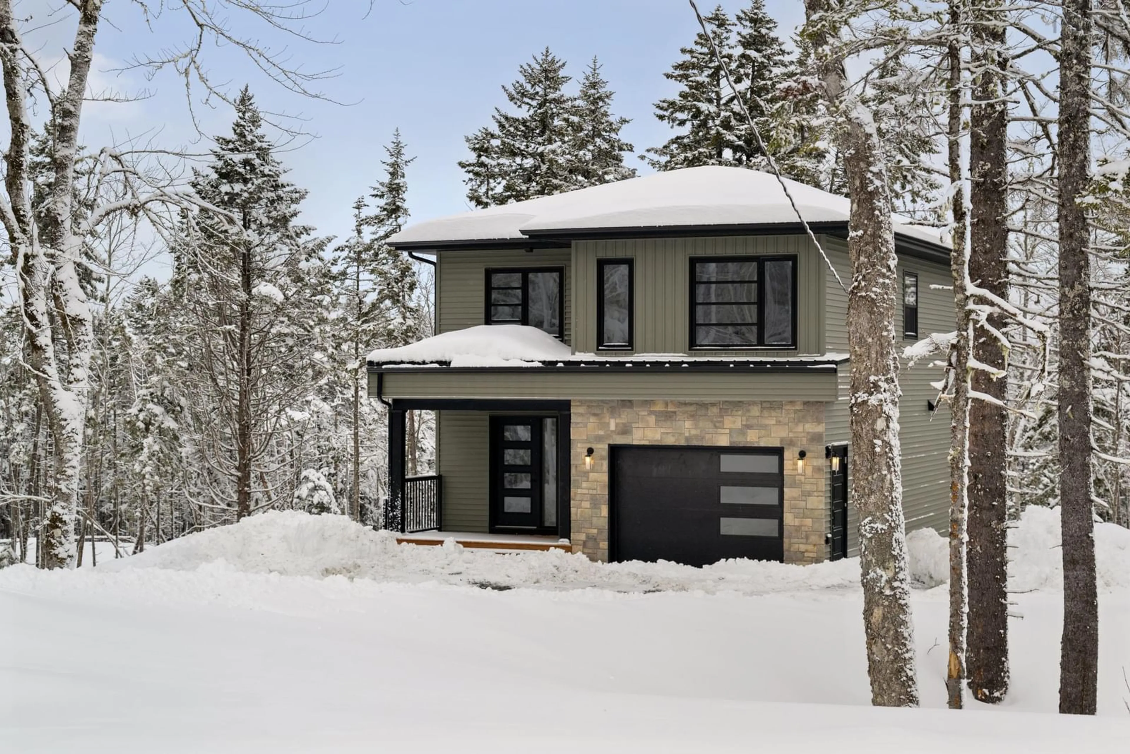 Home with brick exterior material, street for 305 Everwood Ave #Lot 403, Hammonds Plains Nova Scotia B3Z 0J6