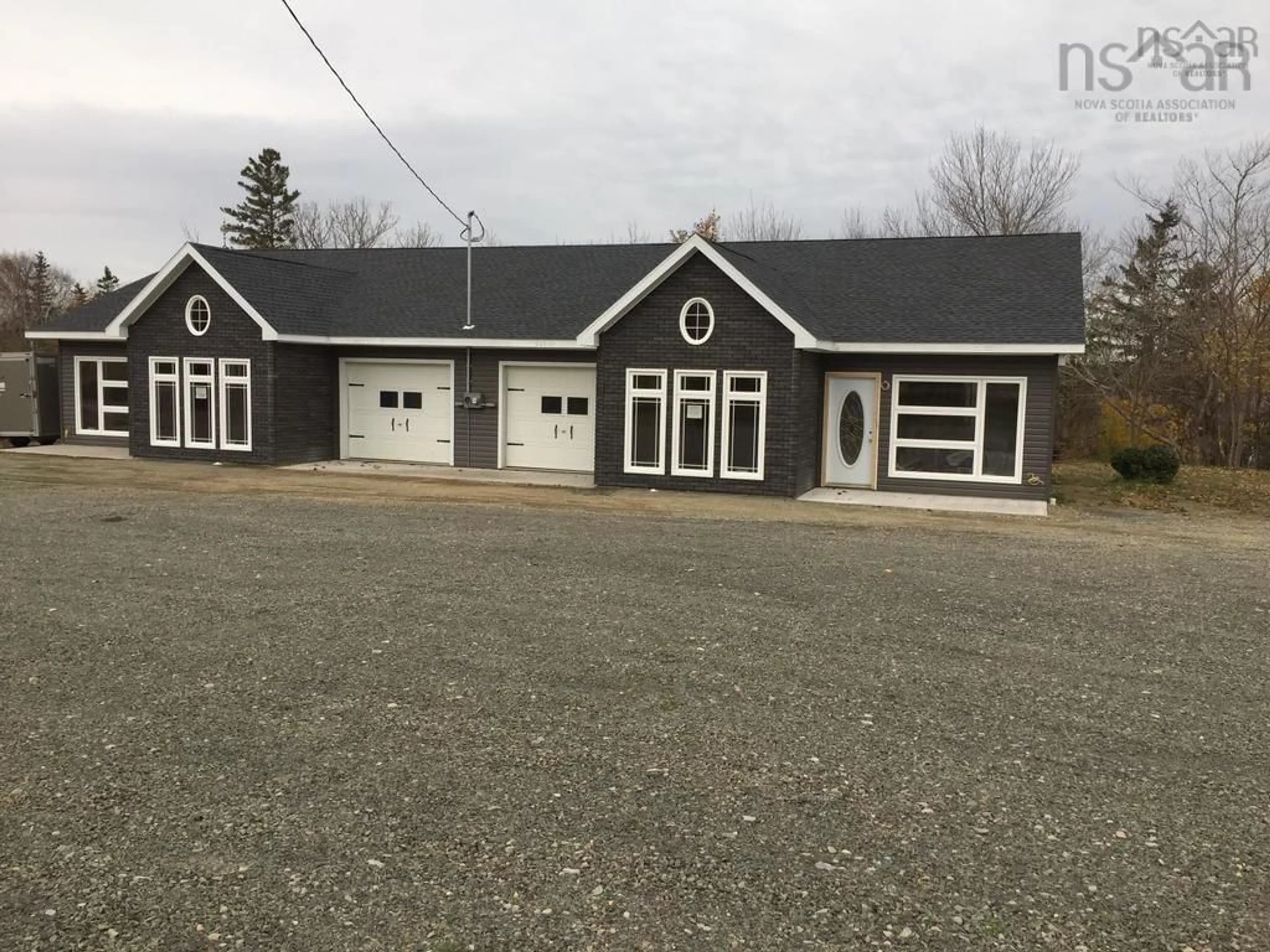 A pic from outside/outdoor area/front of a property/back of a property/a pic from drone, building for 4821 Highway 1, Weymouth Nova Scotia B0W 3T0