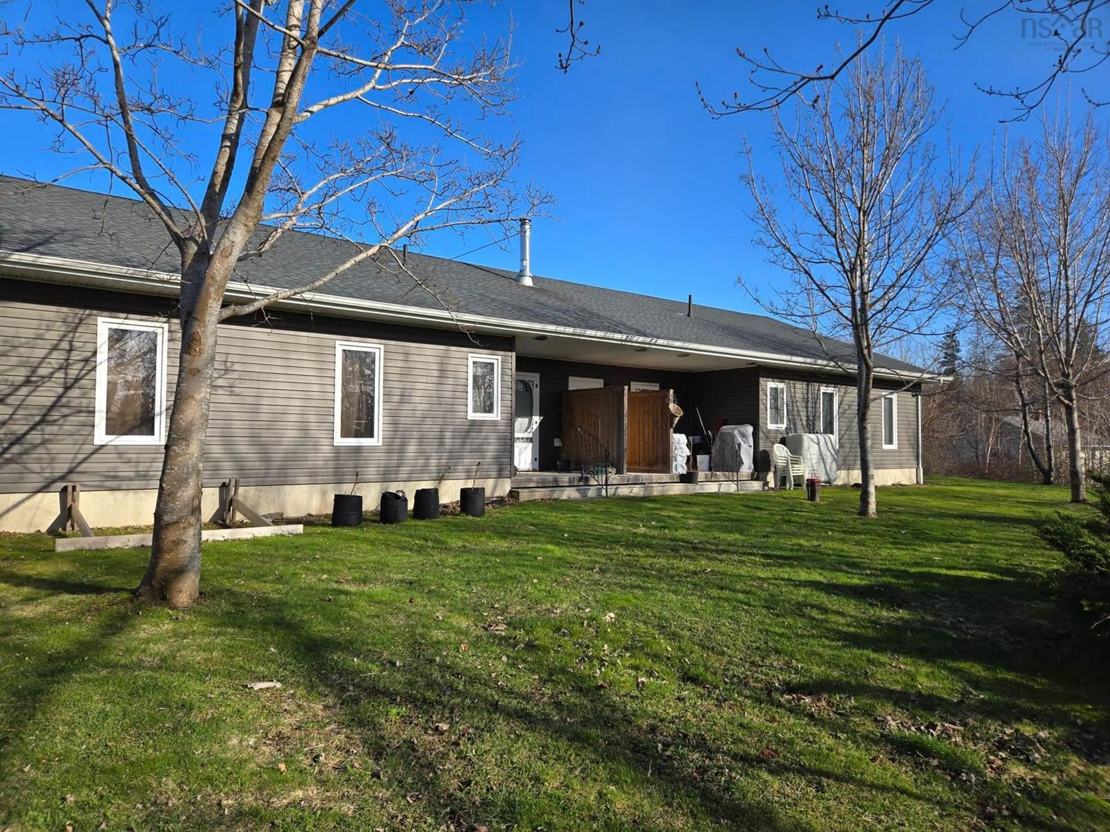 A pic from outside/outdoor area/front of a property/back of a property/a pic from drone, street for 4821 Highway 1, Weymouth Nova Scotia B0W 3T0