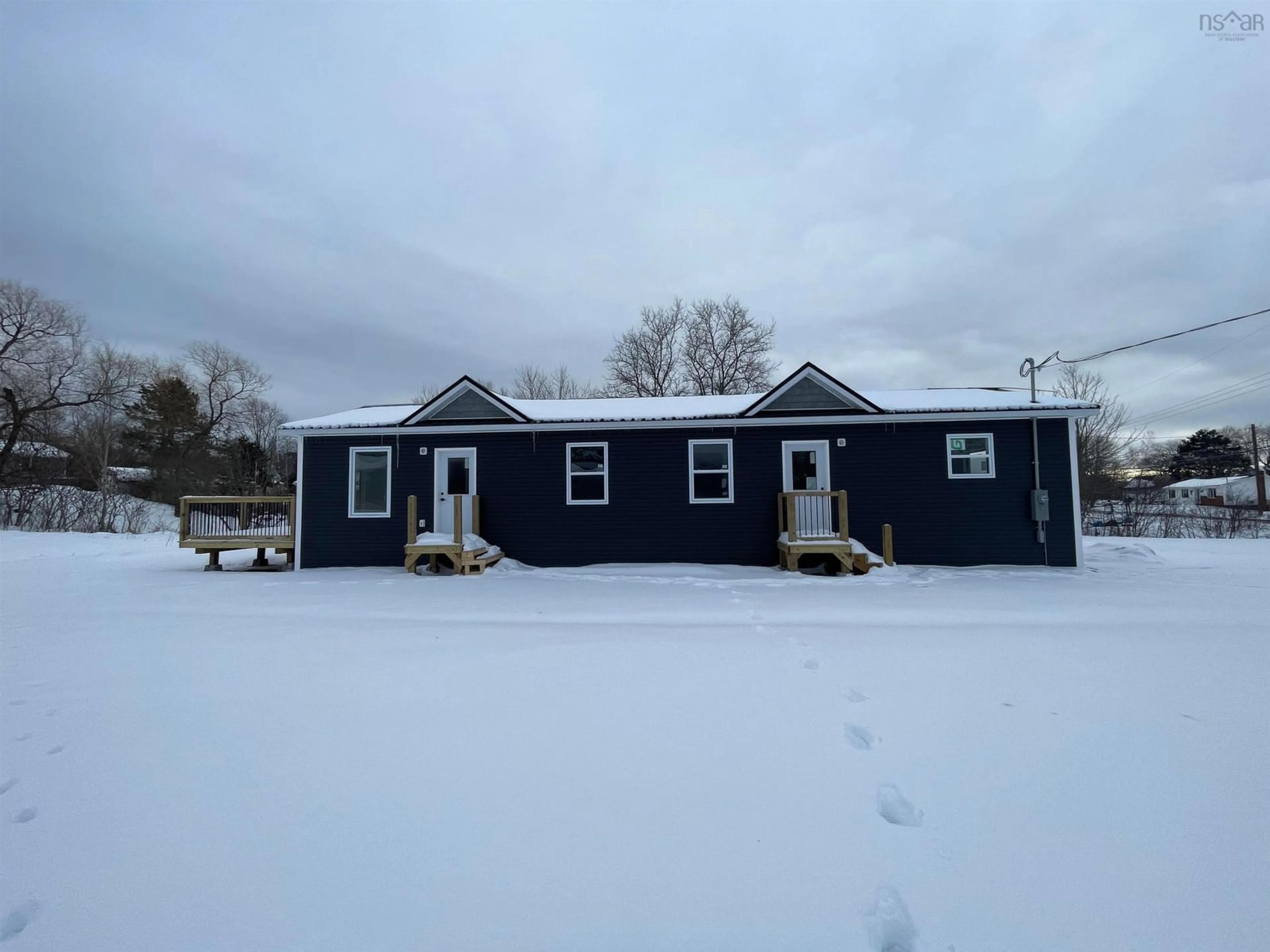 Home with vinyl exterior material, building for 56 Pugwash Rd, Oxford Nova Scotia B0M 1P0