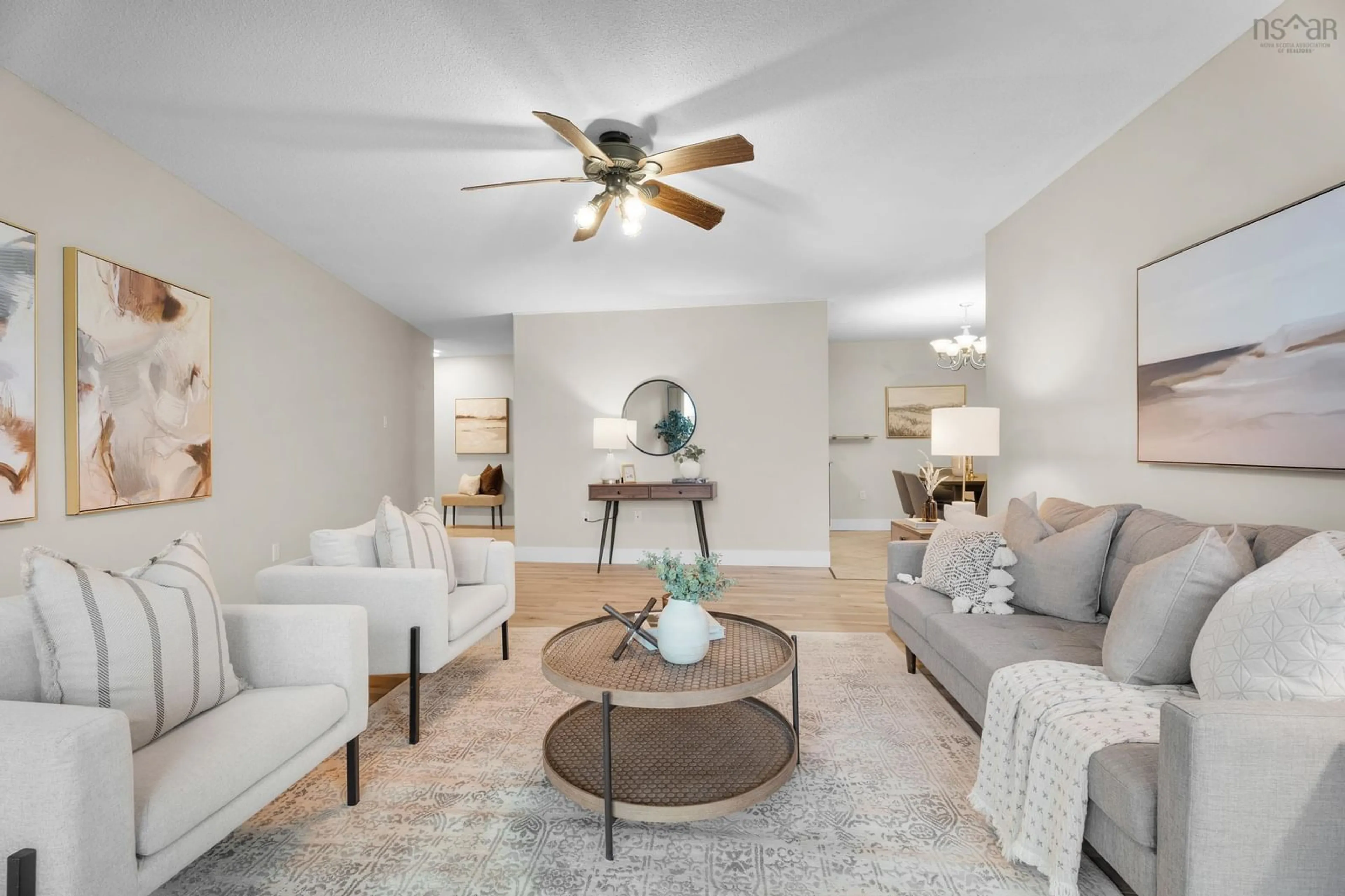 Living room with furniture, unknown for 5561 Heatherwood Crt #302, Halifax Nova Scotia B3K 3L4