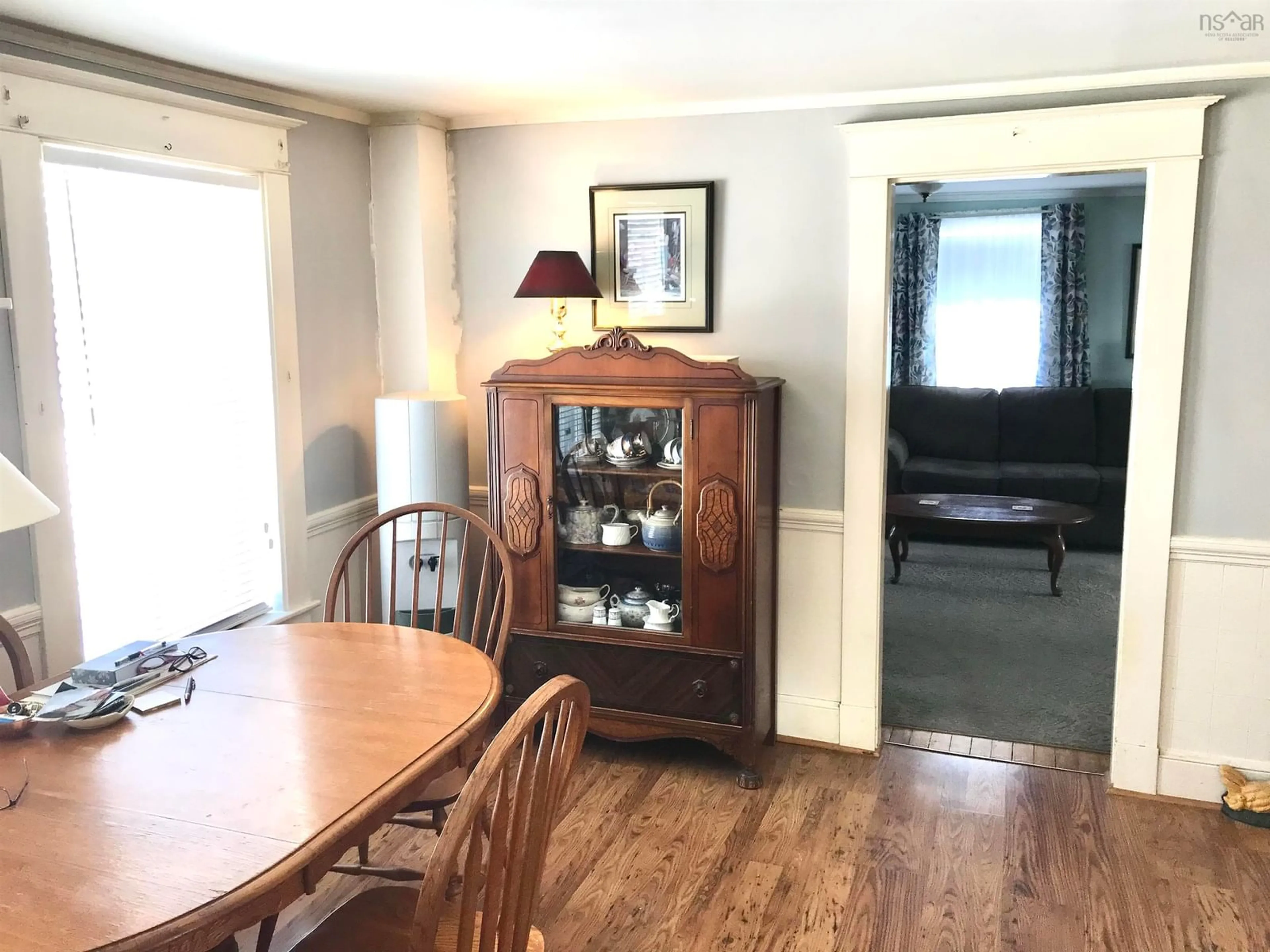 Dining room, wood/laminate floor for 314 Chemin Des Bouleaux, Sluice Point Nova Scotia B0W 3M0