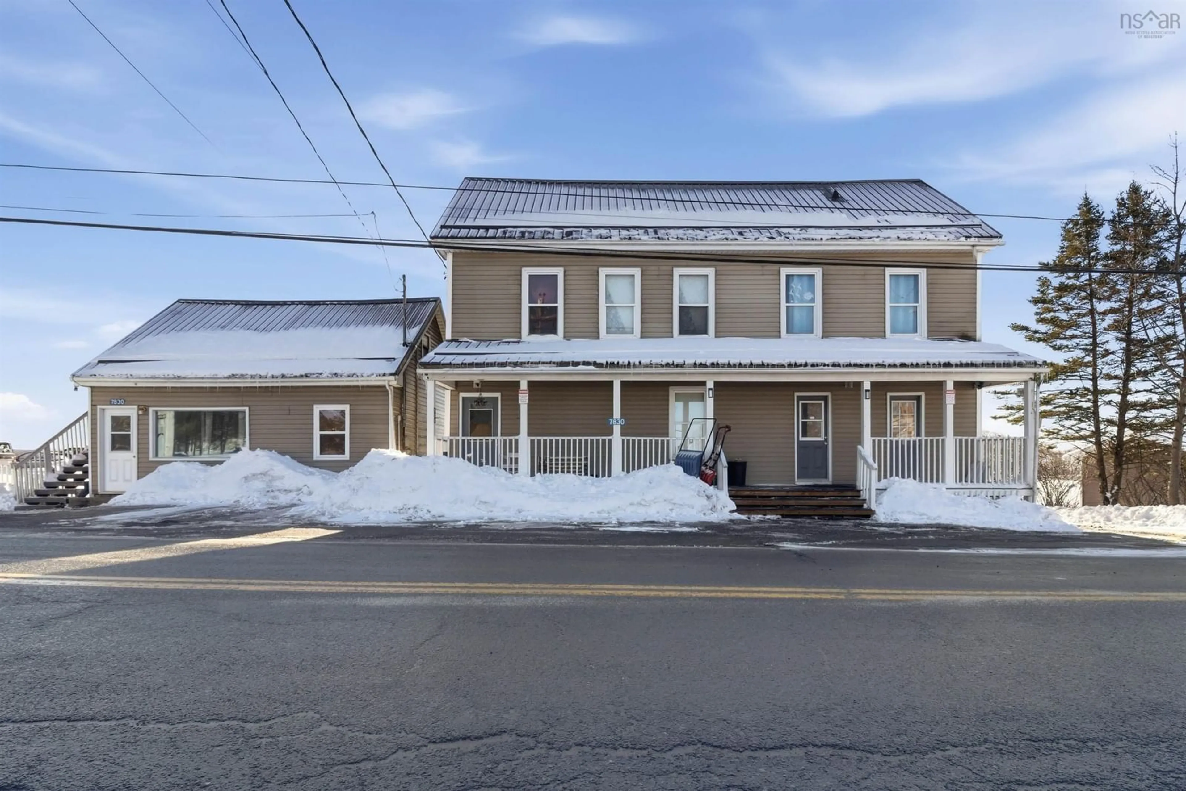 A pic from outside/outdoor area/front of a property/back of a property/a pic from drone, building for 7830 Highway 357, Middle Musquodoboit Nova Scotia B2T 1B9