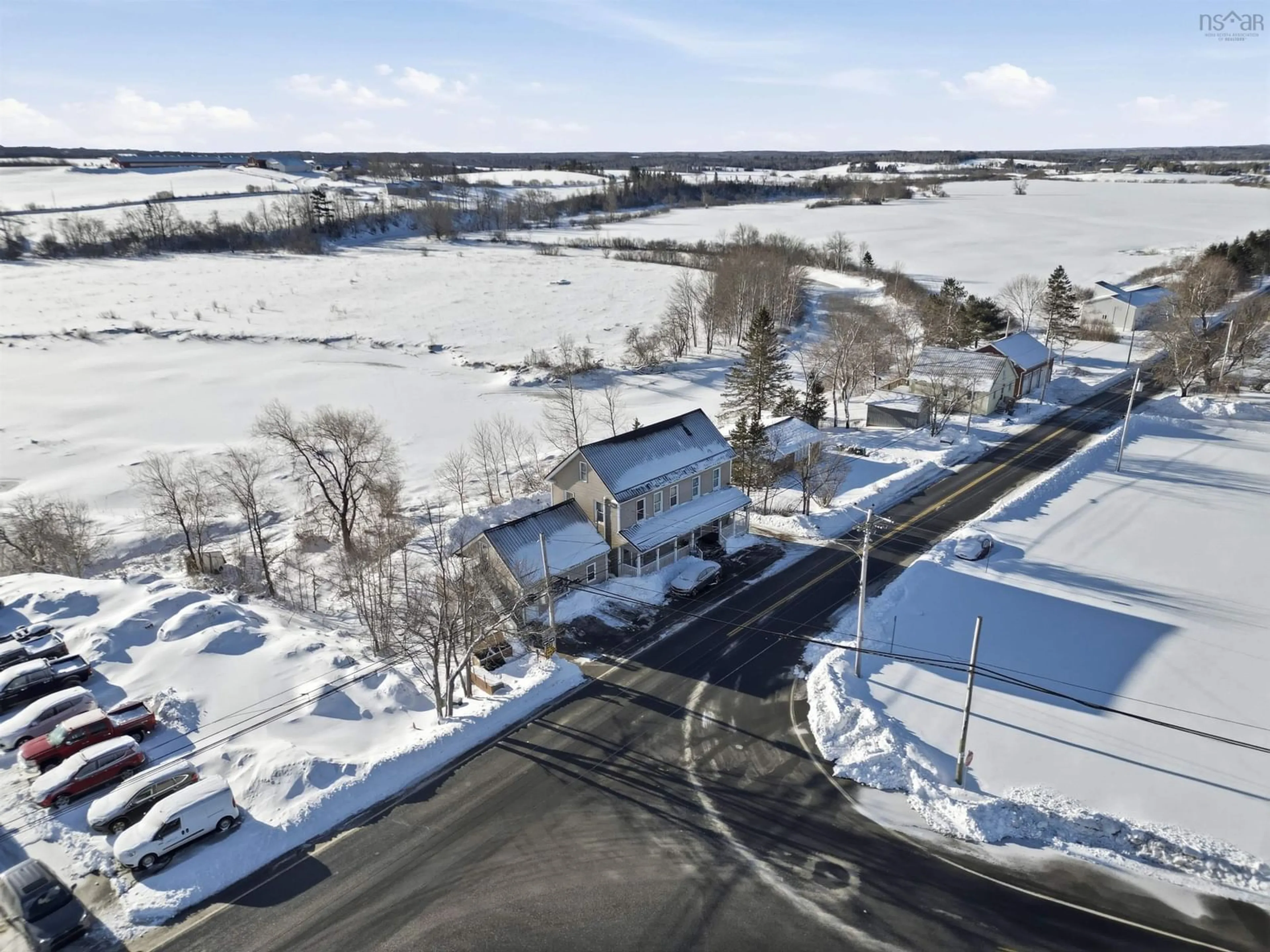 A pic from outside/outdoor area/front of a property/back of a property/a pic from drone, street for 7830 Highway 357, Middle Musquodoboit Nova Scotia B2T 1B9