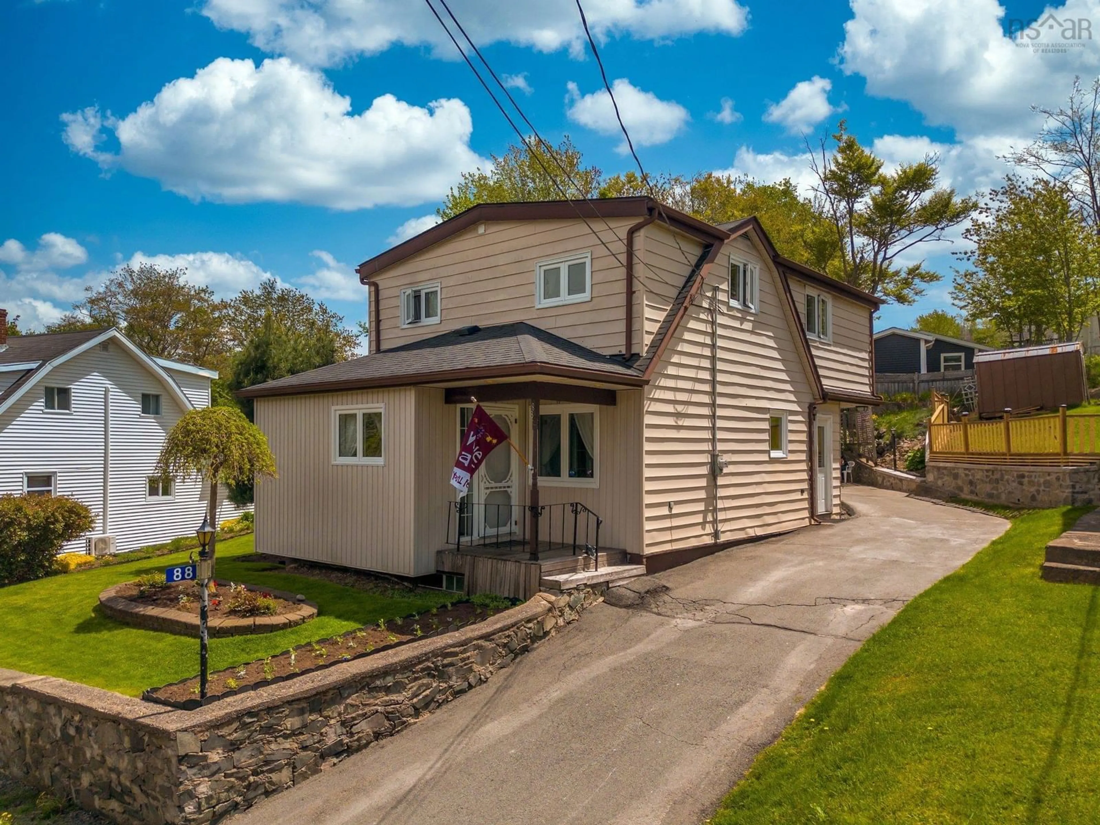 Home with vinyl exterior material, street for 88 Armada Dr, Halifax Nova Scotia B3M 1P9