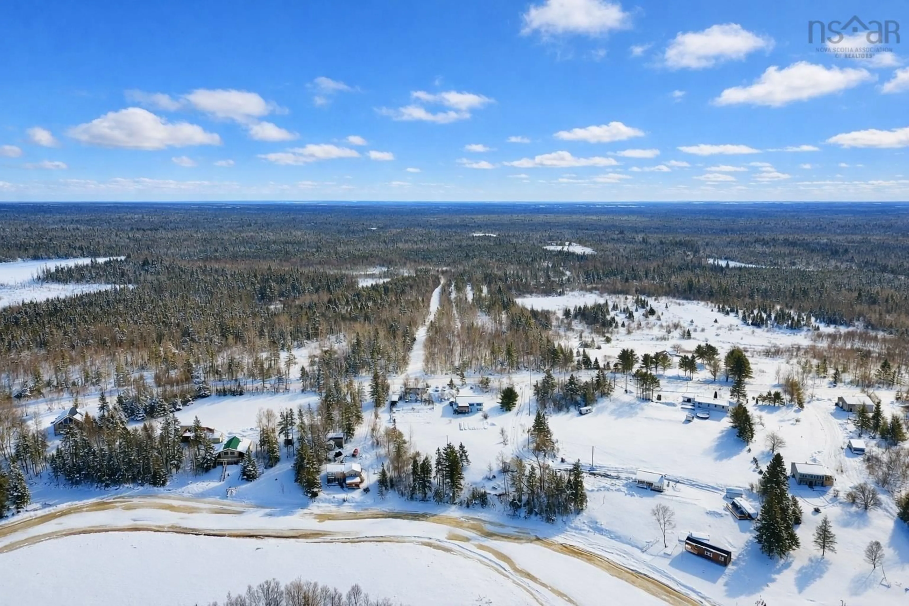 A pic from outside/outdoor area/front of a property/back of a property/a pic from drone, forest/trees view for 765 Green Rd, Tidnish Bridge Nova Scotia B4H 3X9