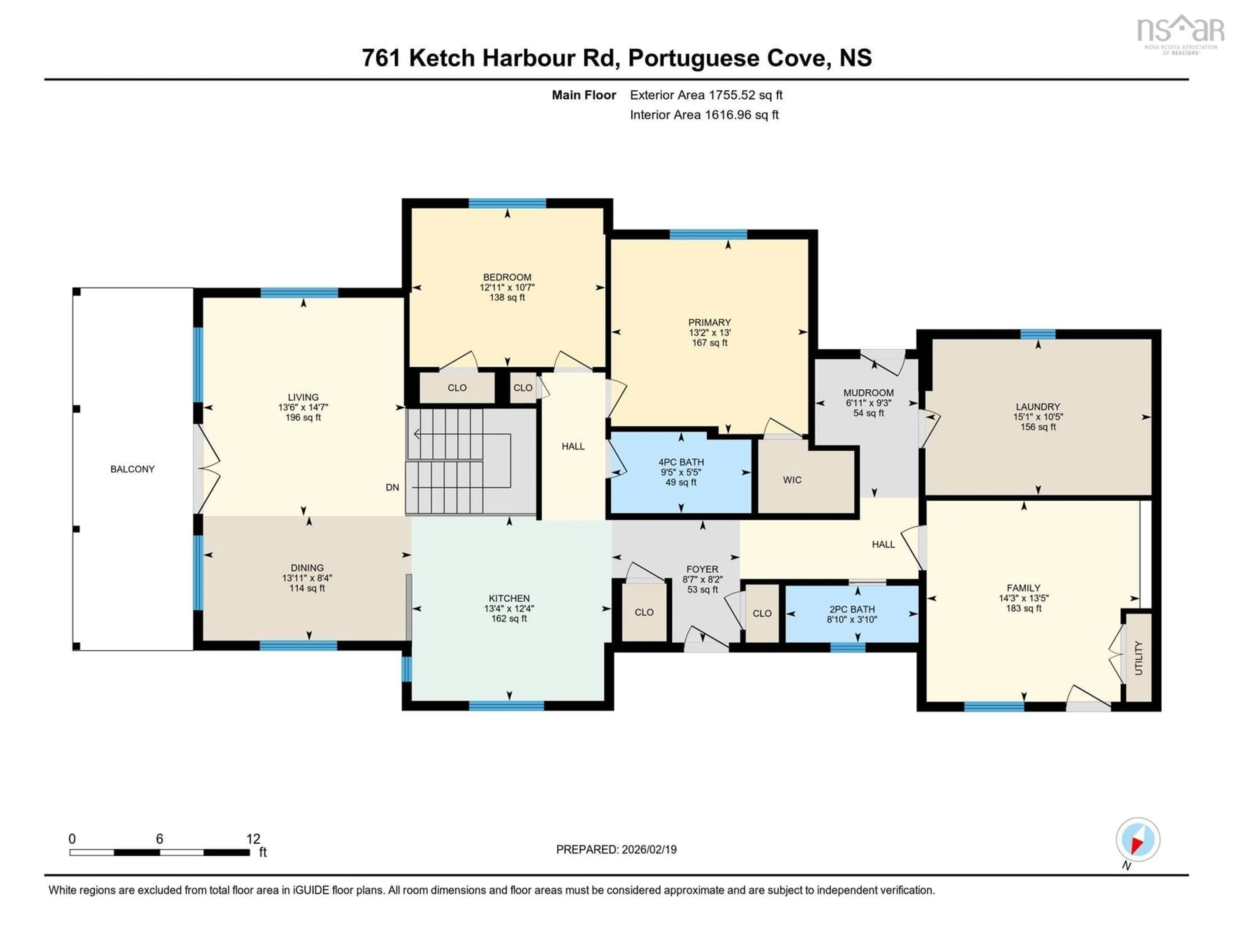 Floor plan for 761 Ketch Harbour Rd, Portuguese Cove Nova Scotia B3V 1K2