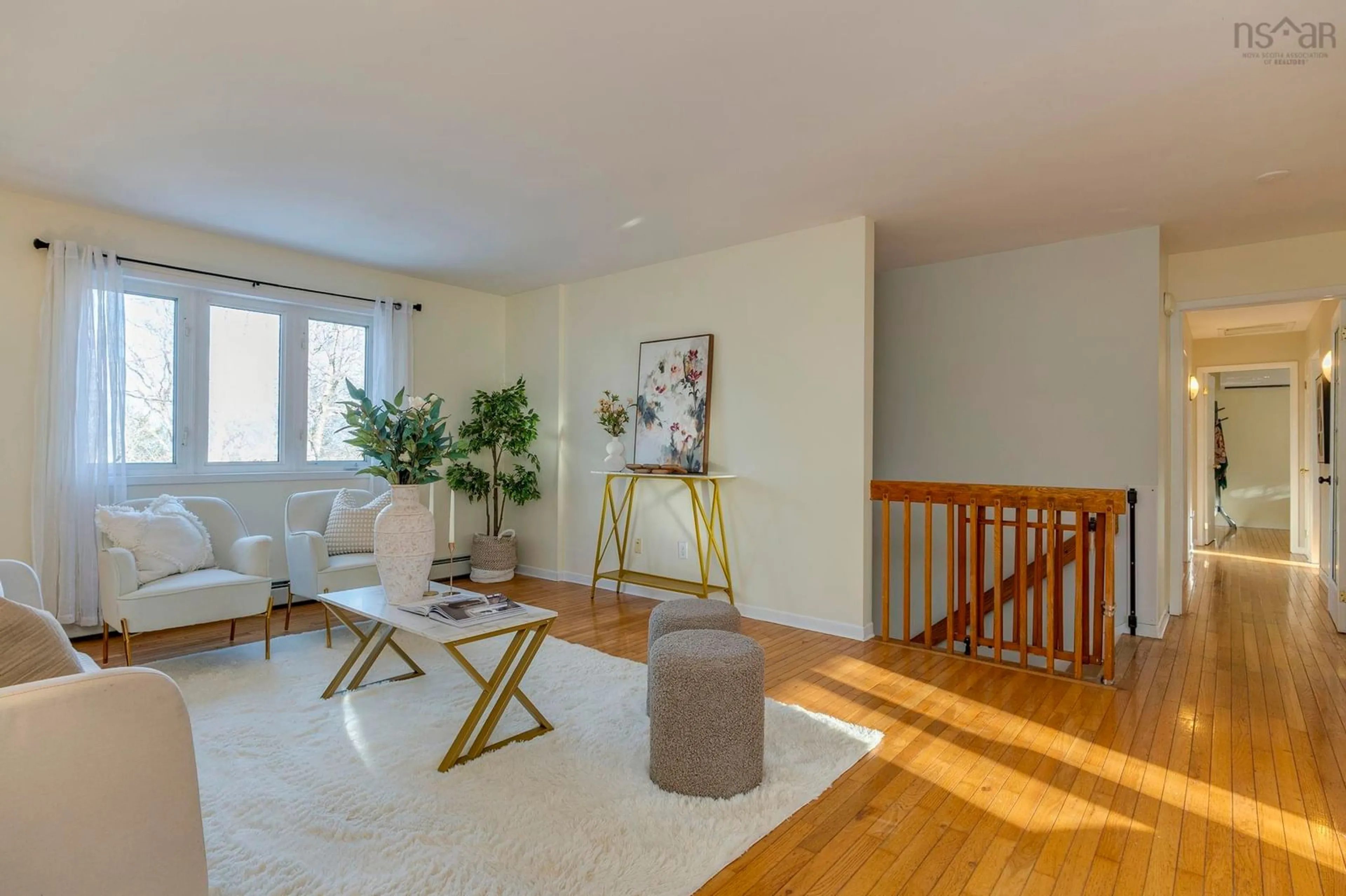 Living room with furniture, wood/laminate floor for 5 Lisa Crt, Hammonds Plains Nova Scotia B4B 1K4