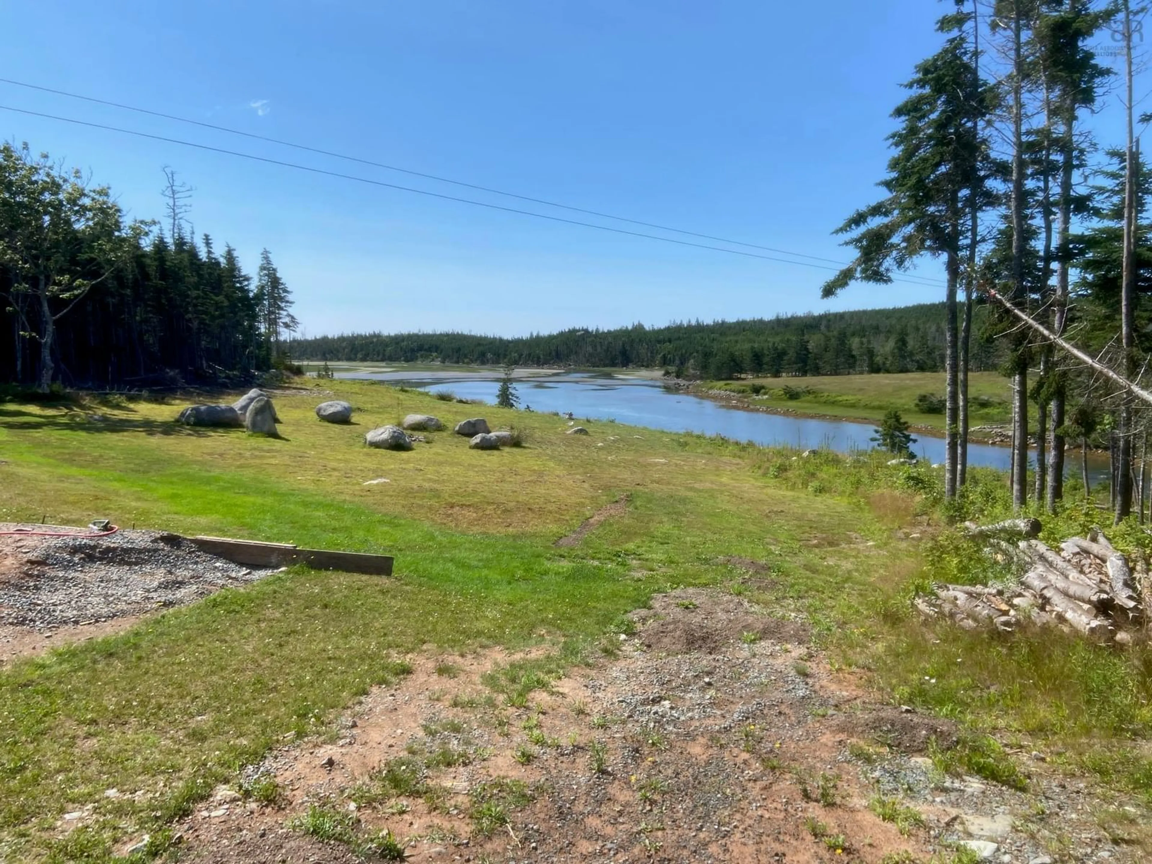A pic from outside/outdoor area/front of a property/back of a property/a pic from drone, water/lake/river/ocean view for 3589 Clam Harbour Rd, Clam Harbour Nova Scotia B0J 2L0