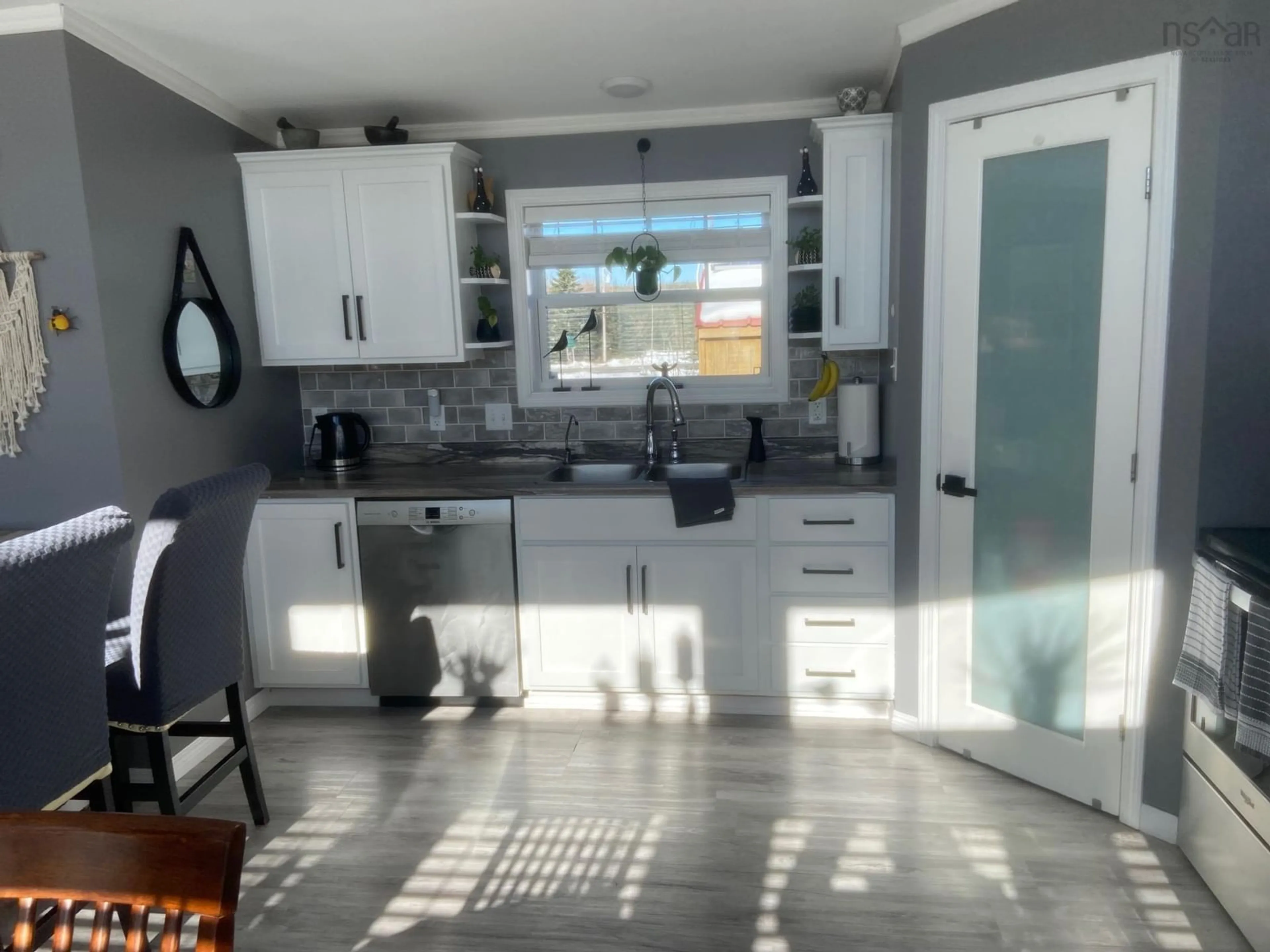 Open concept kitchen, ceramic/tile floor for 3589 Clam Harbour Rd, Clam Harbour Nova Scotia B0J 2L0