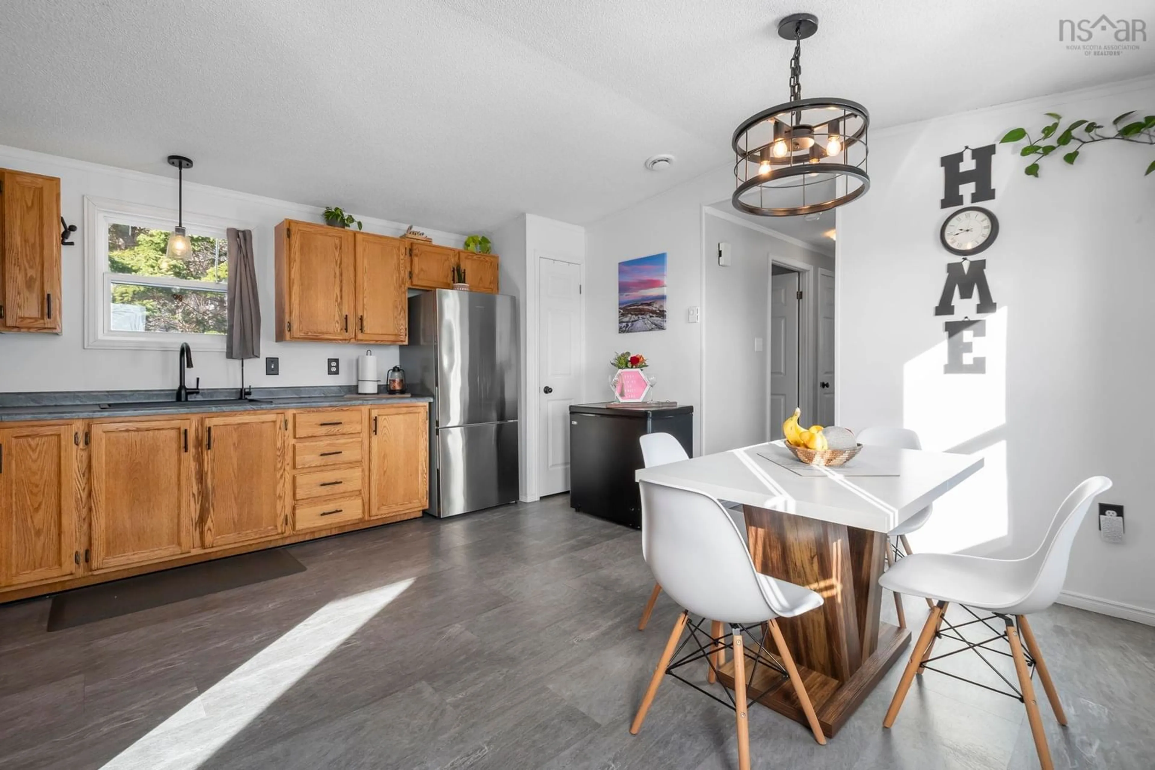 Open concept kitchen, ceramic/tile floor for 217 Croft Rd, Chester Basin Nova Scotia B0J 1K0