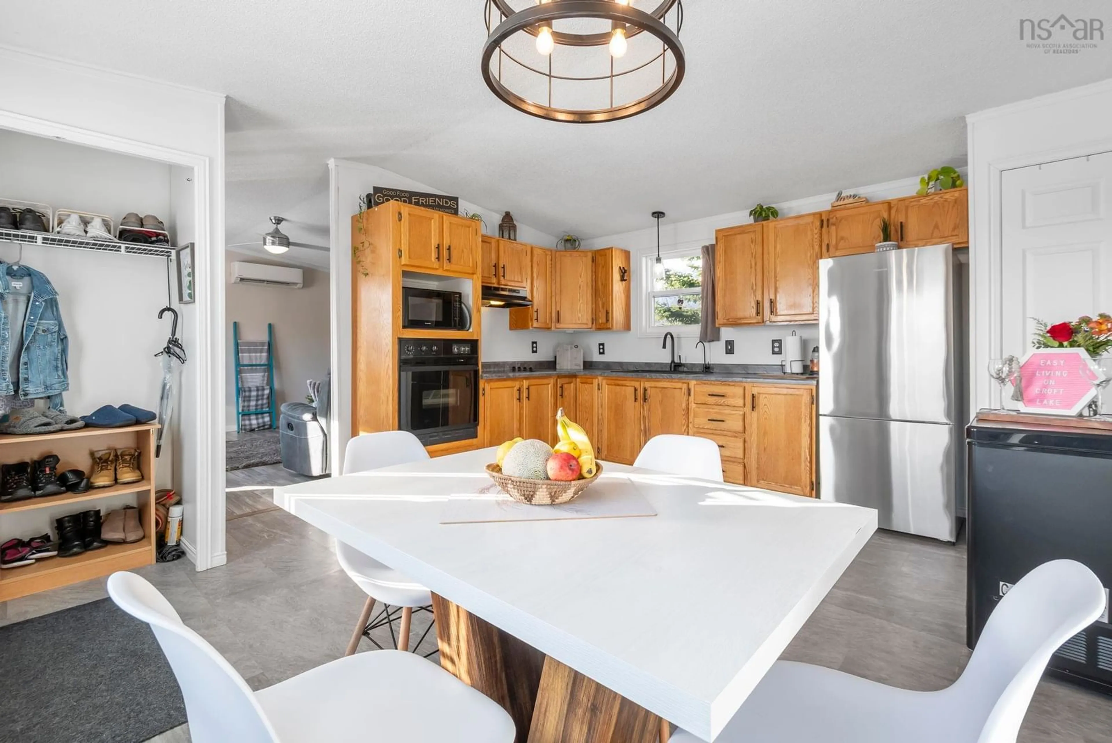 Open concept kitchen, ceramic/tile floor for 217 Croft Rd, Chester Basin Nova Scotia B0J 1K0